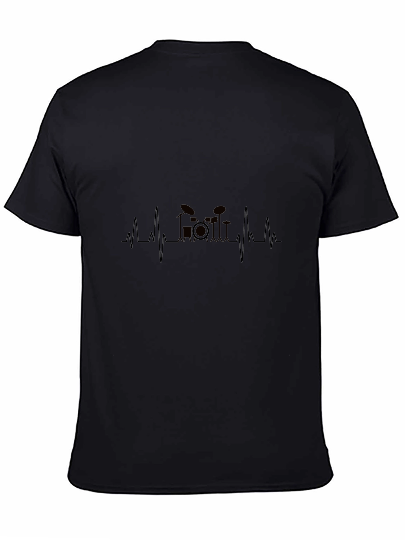 Drumbeat Heartbeat T-Shirt - Music Lover Tee