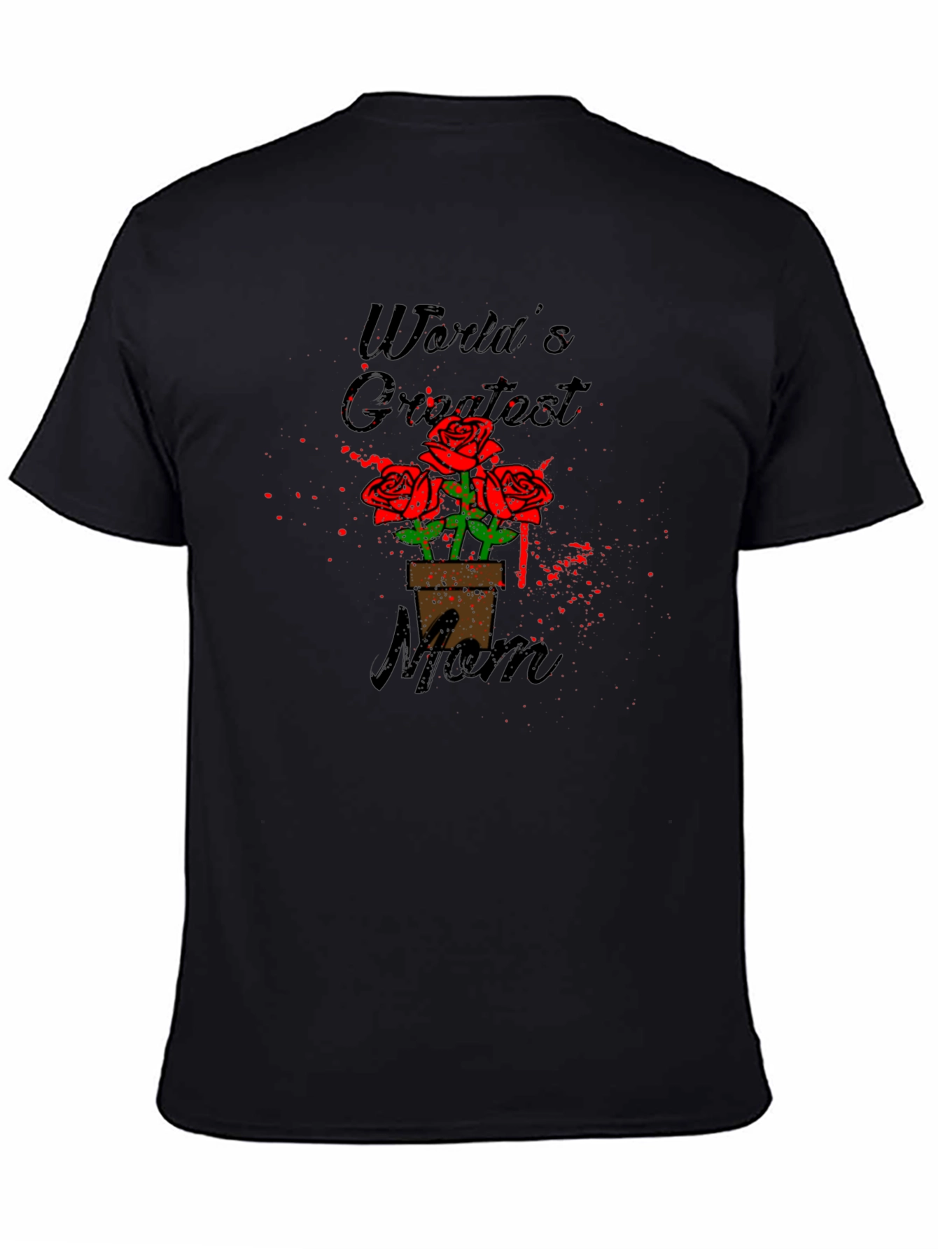 Worlds Greatest Mom Roses T-Shirt