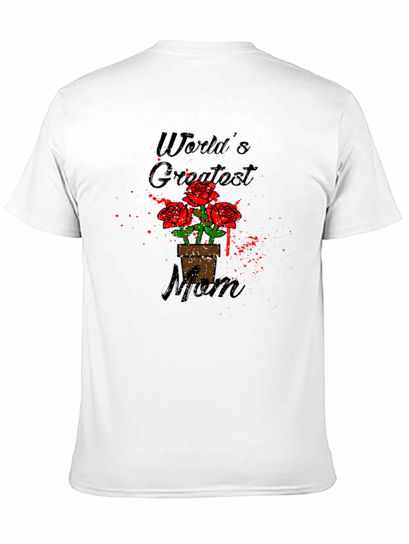 Worlds Greatest Mom Roses T-Shirt
