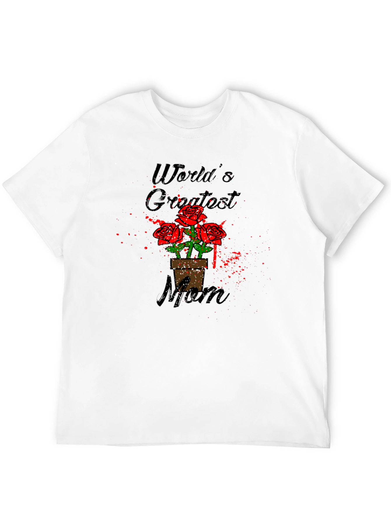 Worlds Greatest Mom Roses T-Shirt