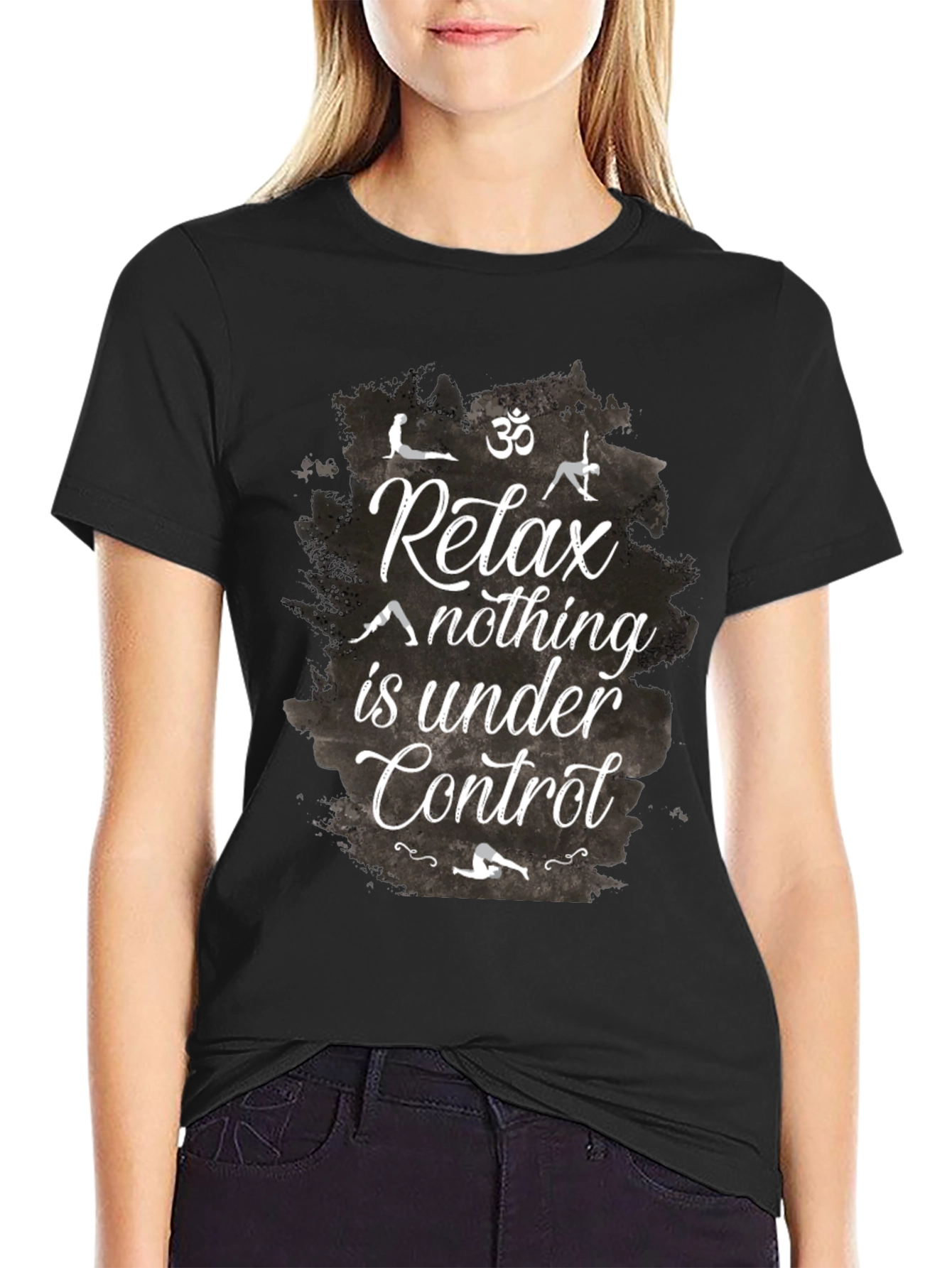 Relax Yoga Graphic Tee - Zen Mind T-Shirt