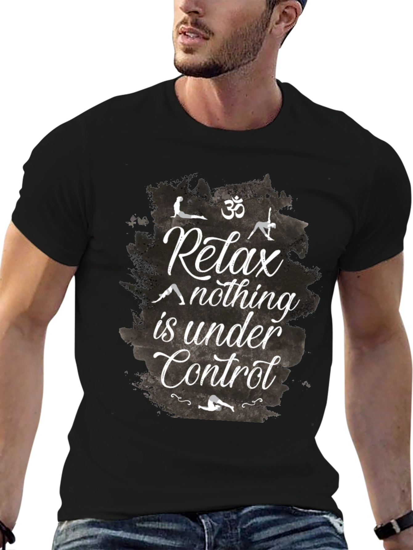 Relax Yoga Graphic Tee - Zen Mind T-Shirt