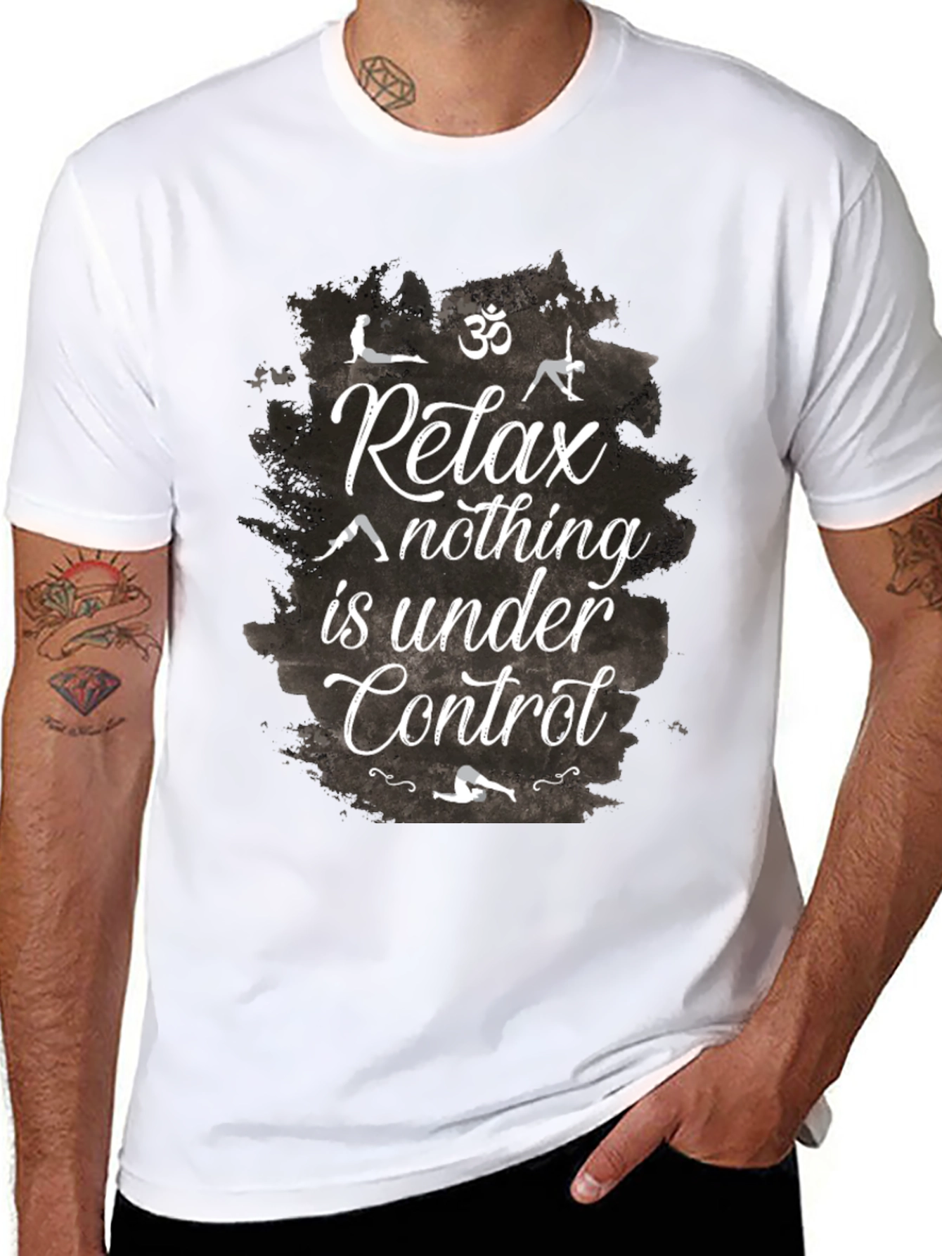 Relax Yoga Graphic Tee - Zen Mind T-Shirt