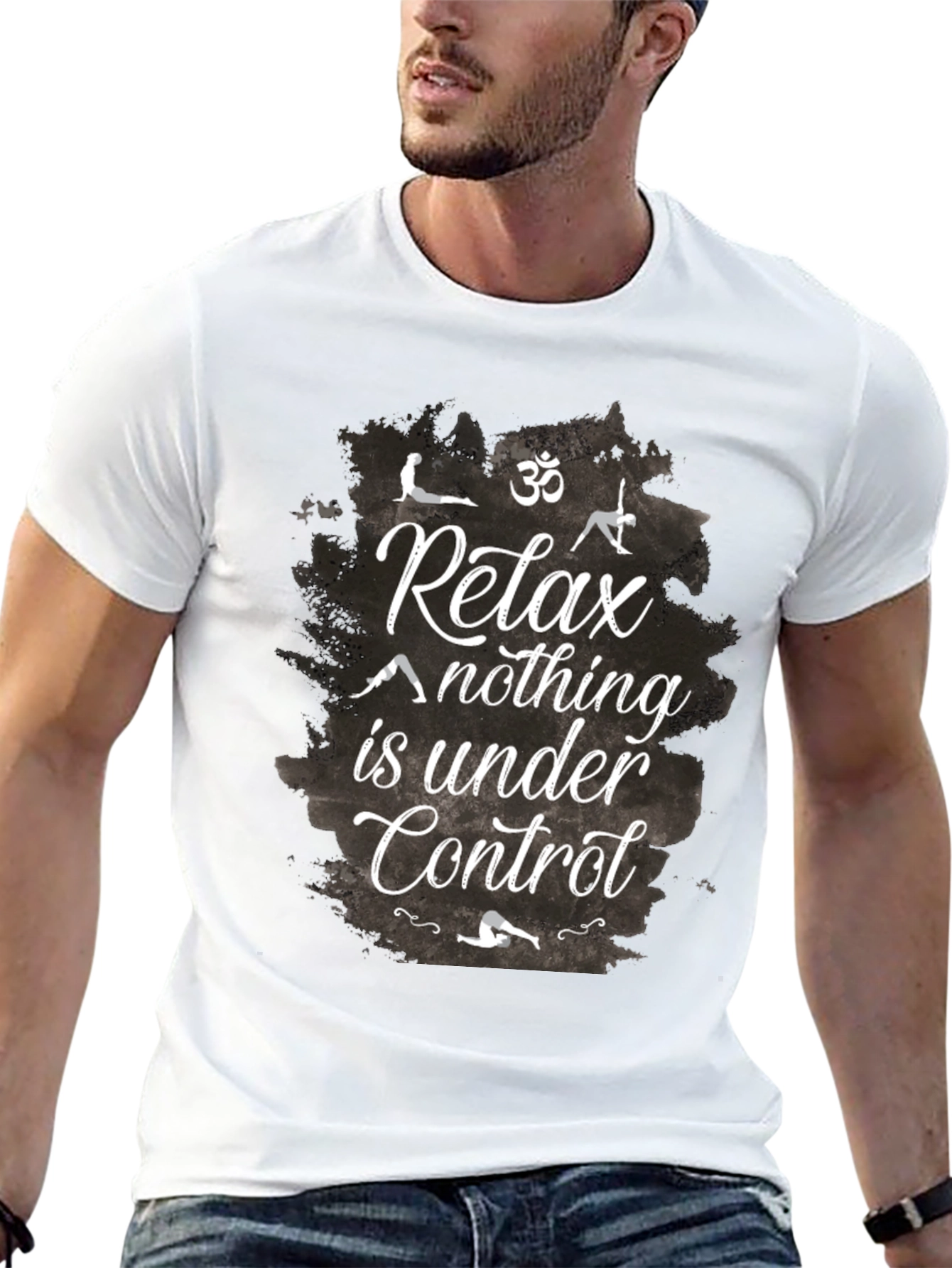 Relax Yoga Graphic Tee - Zen Mind T-Shirt