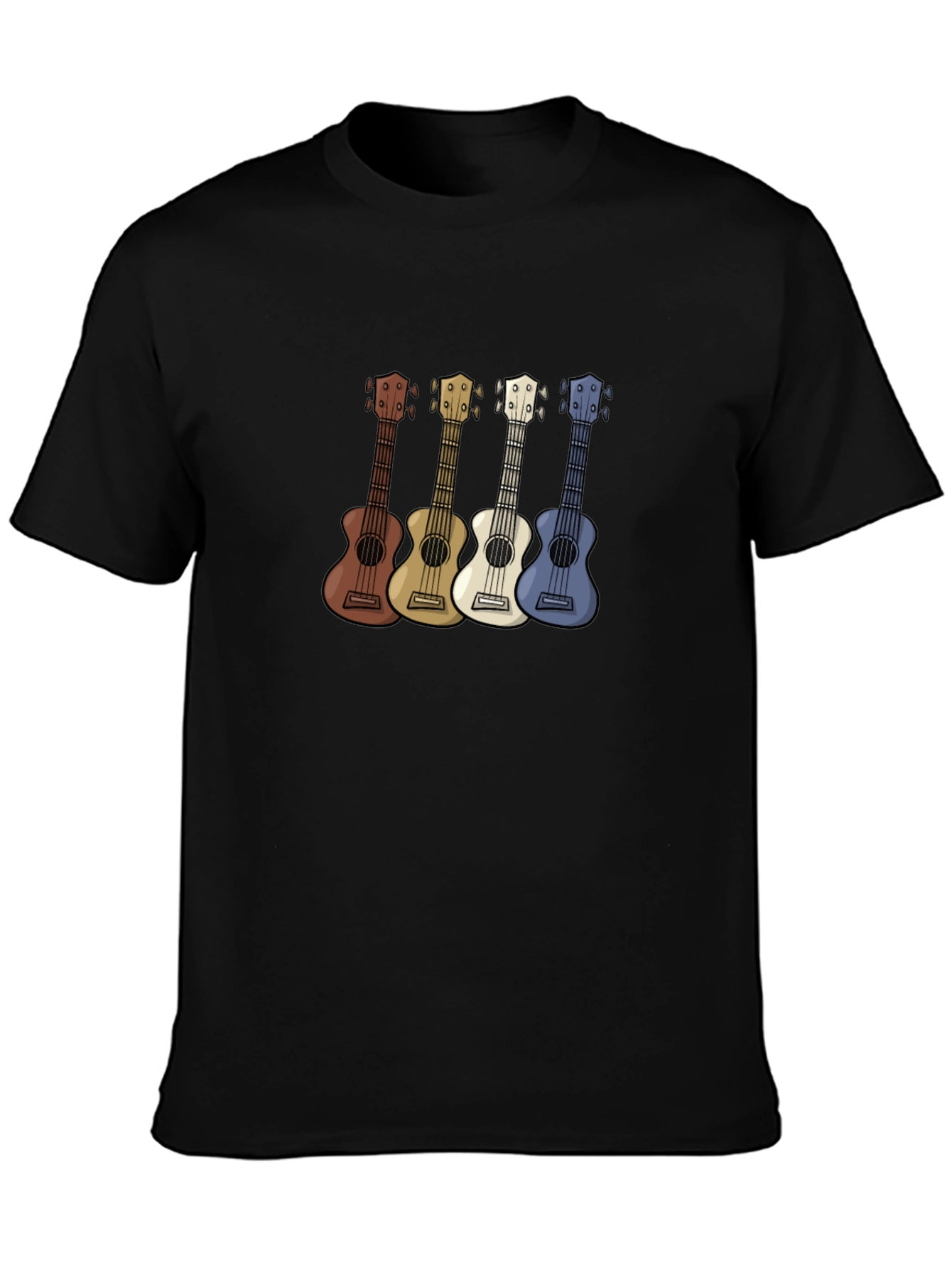 Ukulele T-Shirt - Retro Band Tee