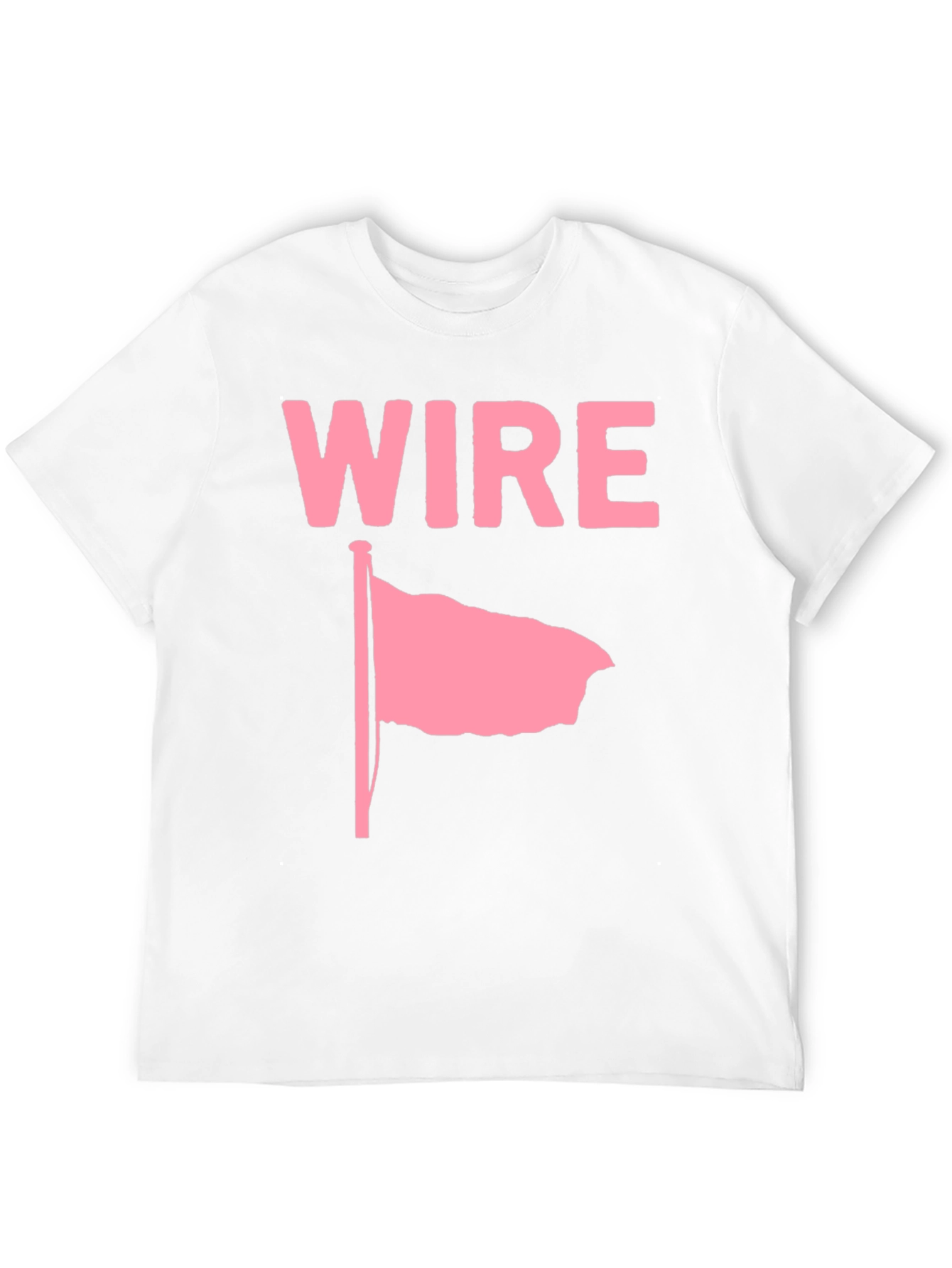 WIRE Pink Flag T-Shirt - Punk Rock Fashion