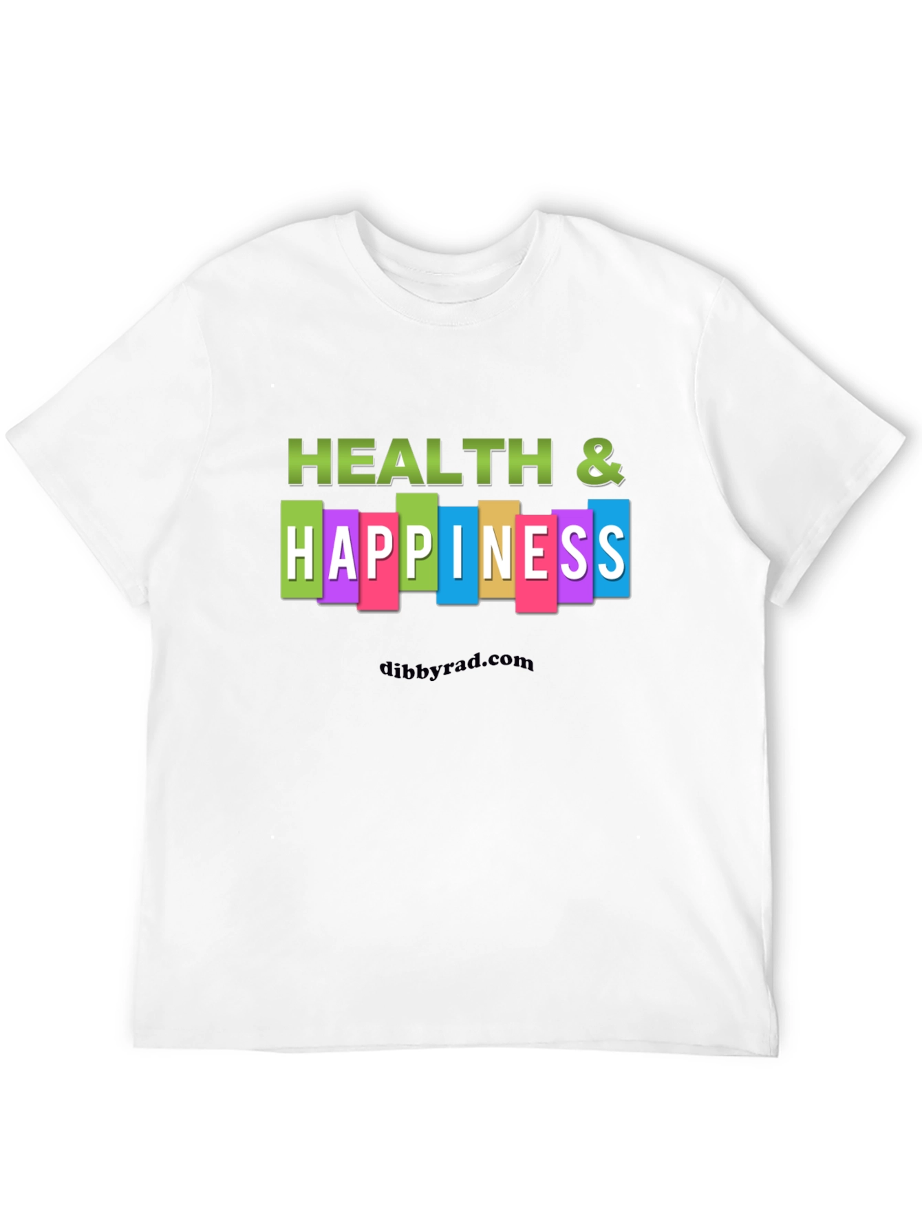 Health & Happiness Graphic T-Shirt - Black