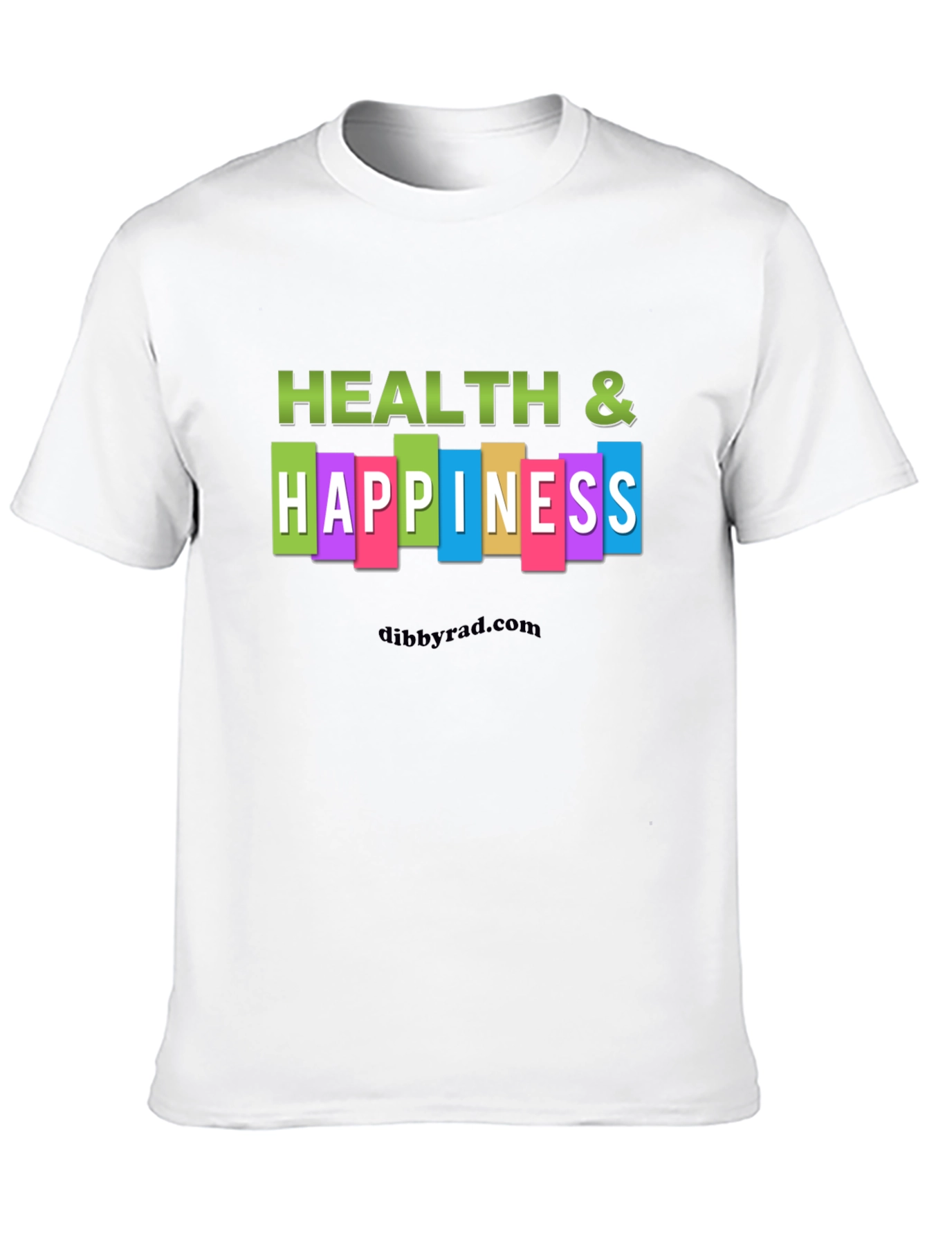 Health & Happiness Graphic T-Shirt - Black