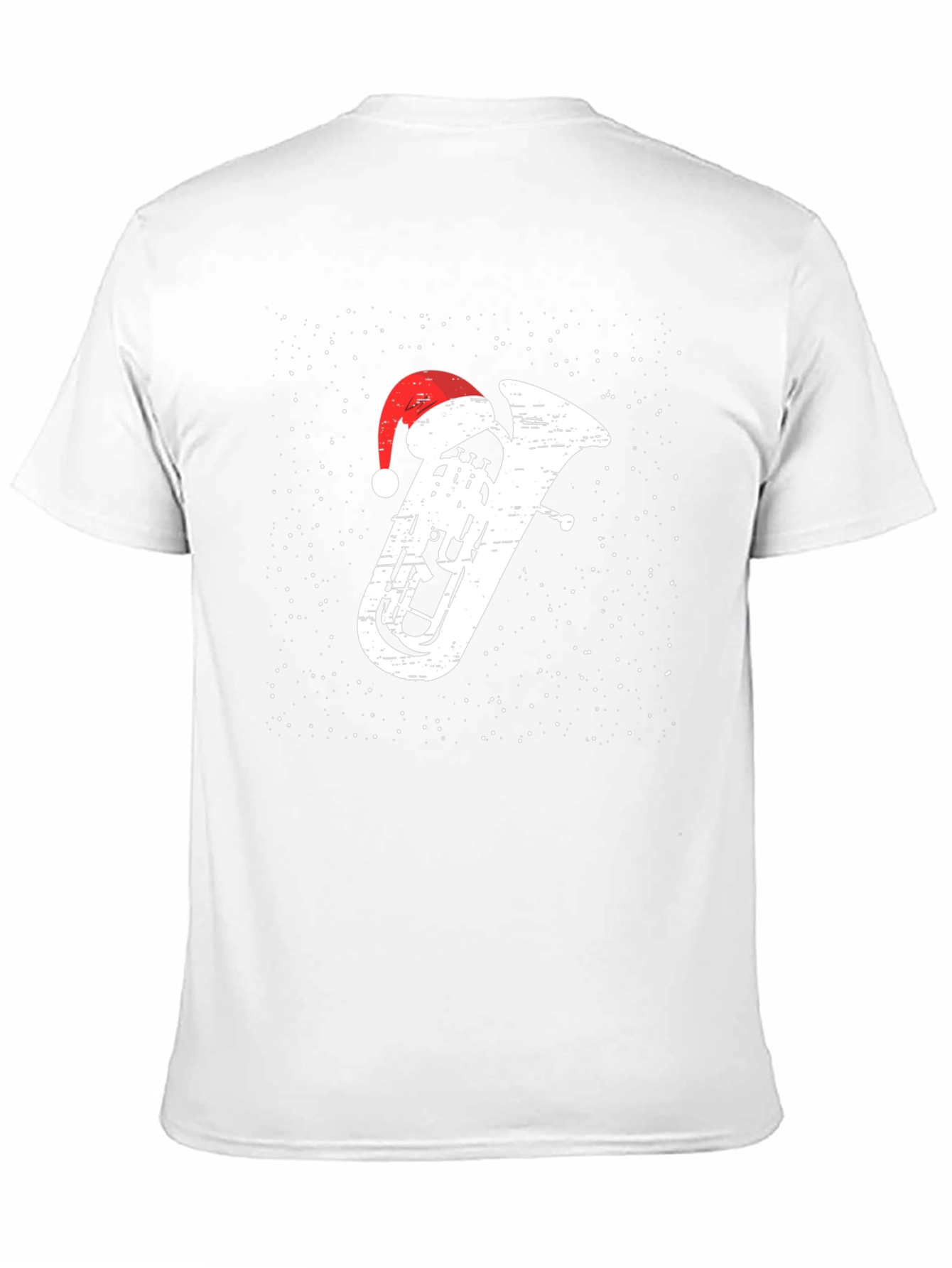 Christmas Tuba Santa Hat T-Shirt