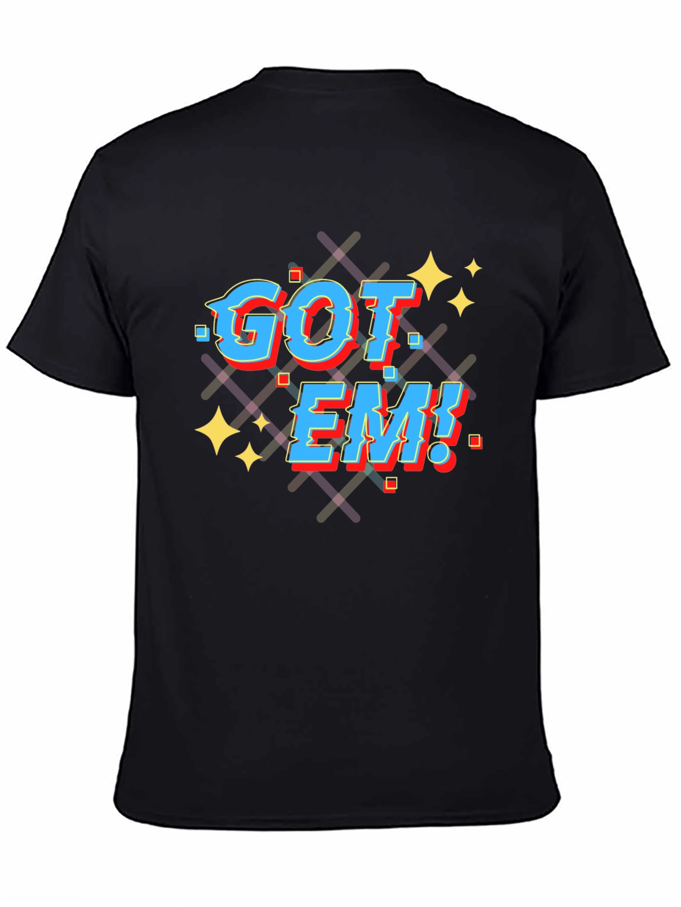 Got Em! Graphic T-Shirt - Black