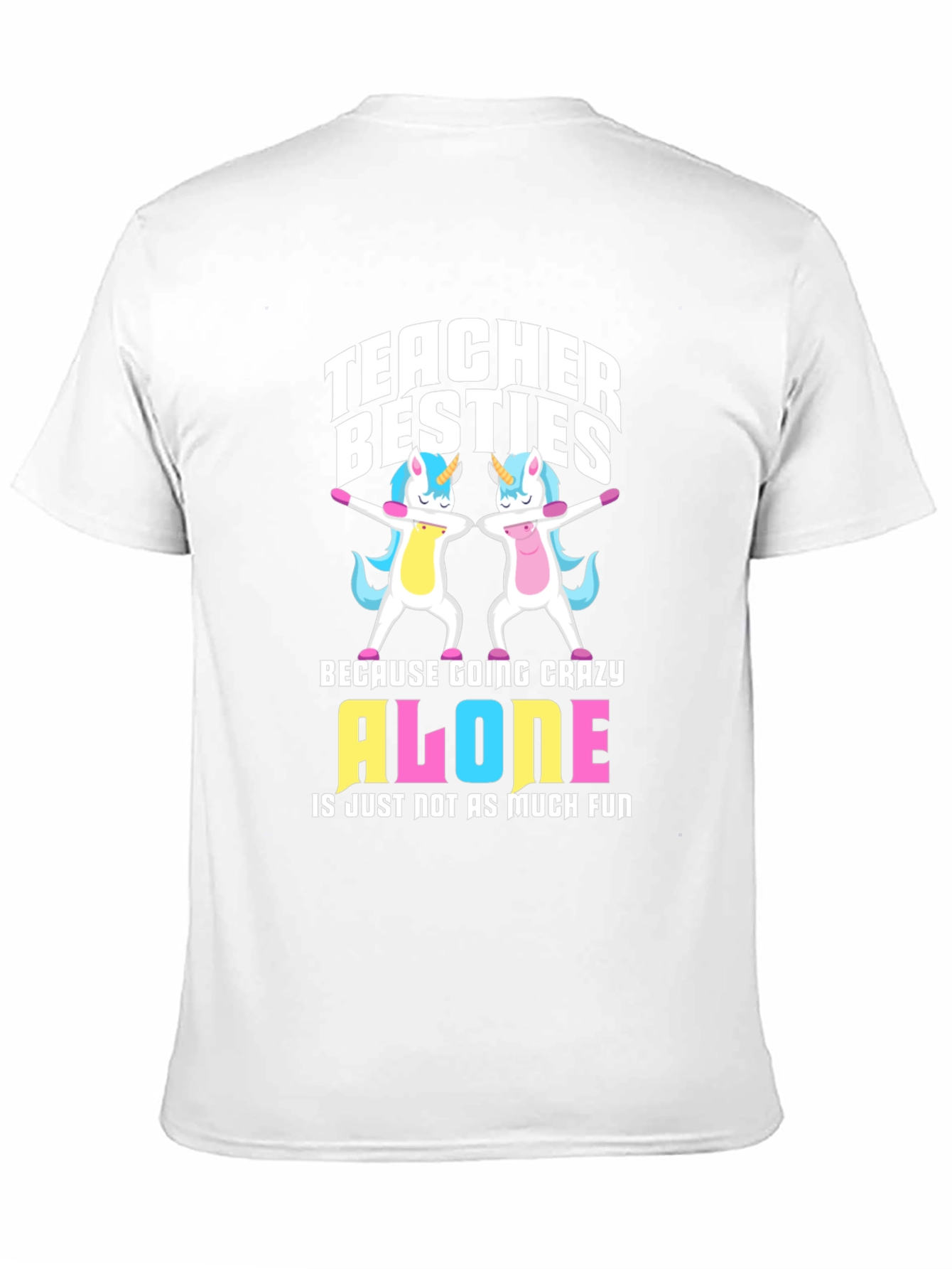 Teacher Besties Unicorn Graphic Tee