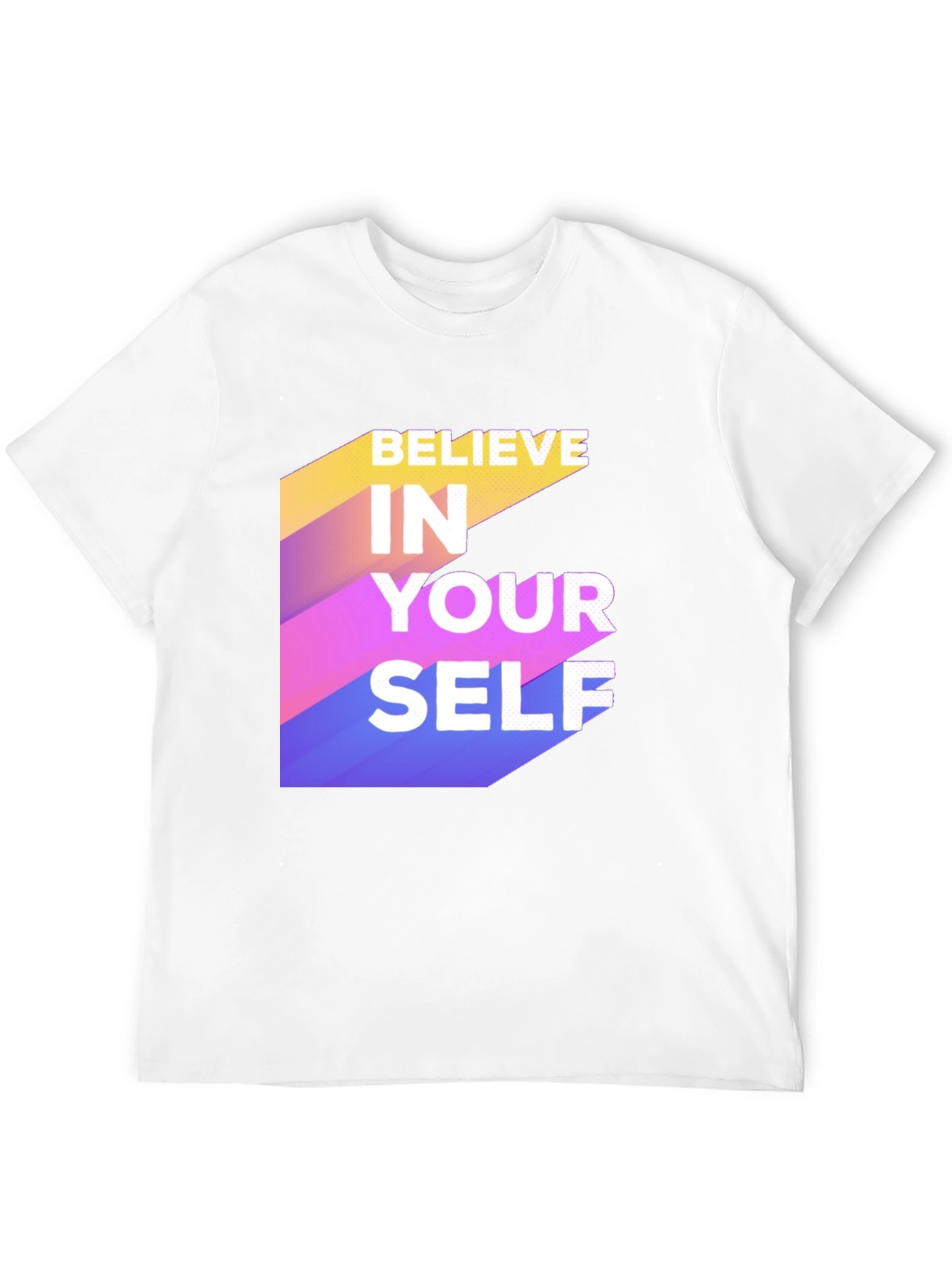 Believe In Yourself Graphic Tee - Motivational Shirt