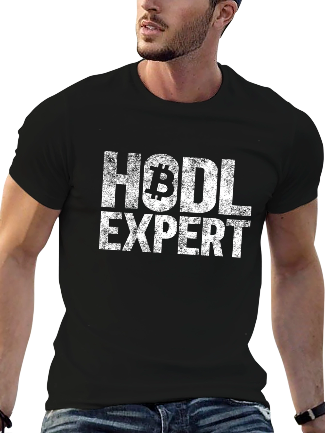 HODL Expert Bitcoin Crypto T-Shirt