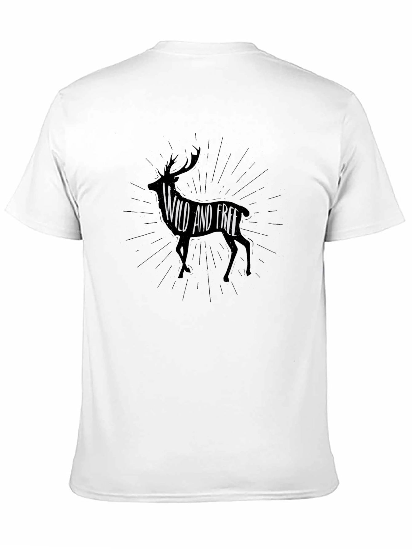 Wild and Free Graphic Tee - Black