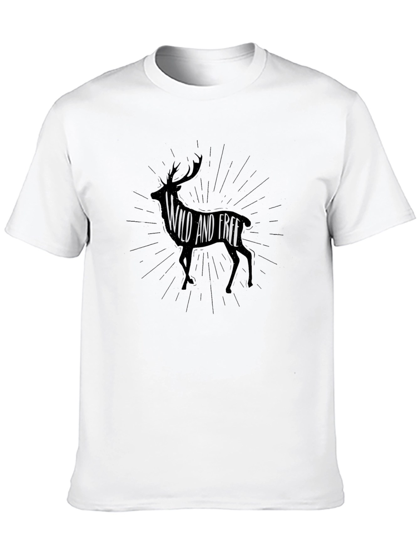 Wild and Free Graphic Tee - Black