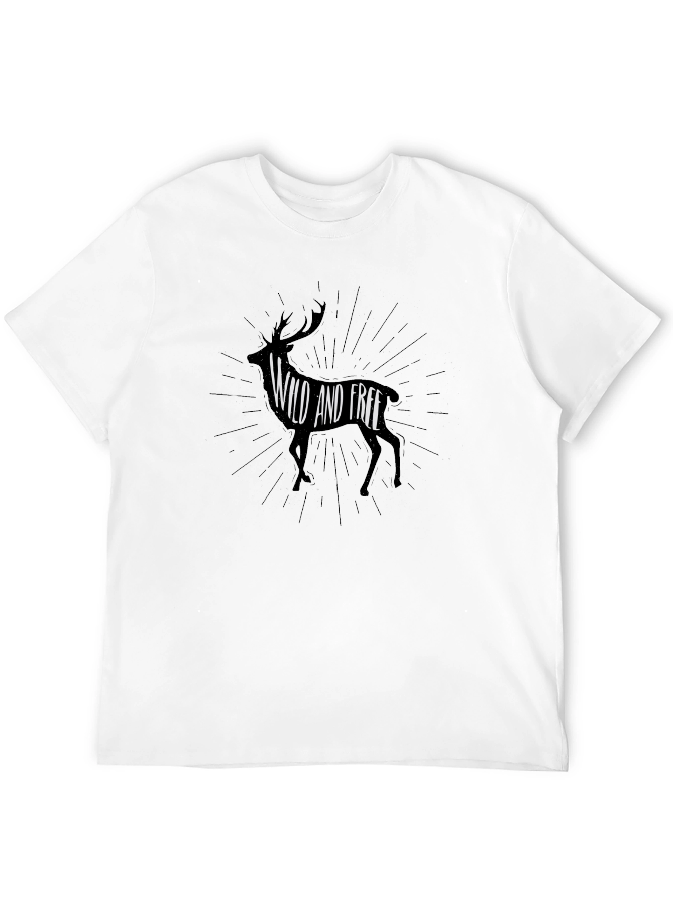 Wild and Free Graphic Tee - Black