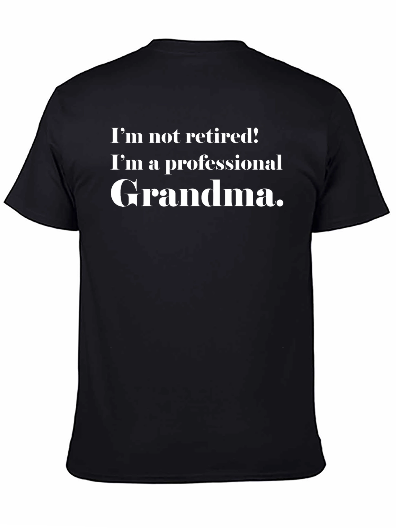 Professional Grandma T-Shirt - Black