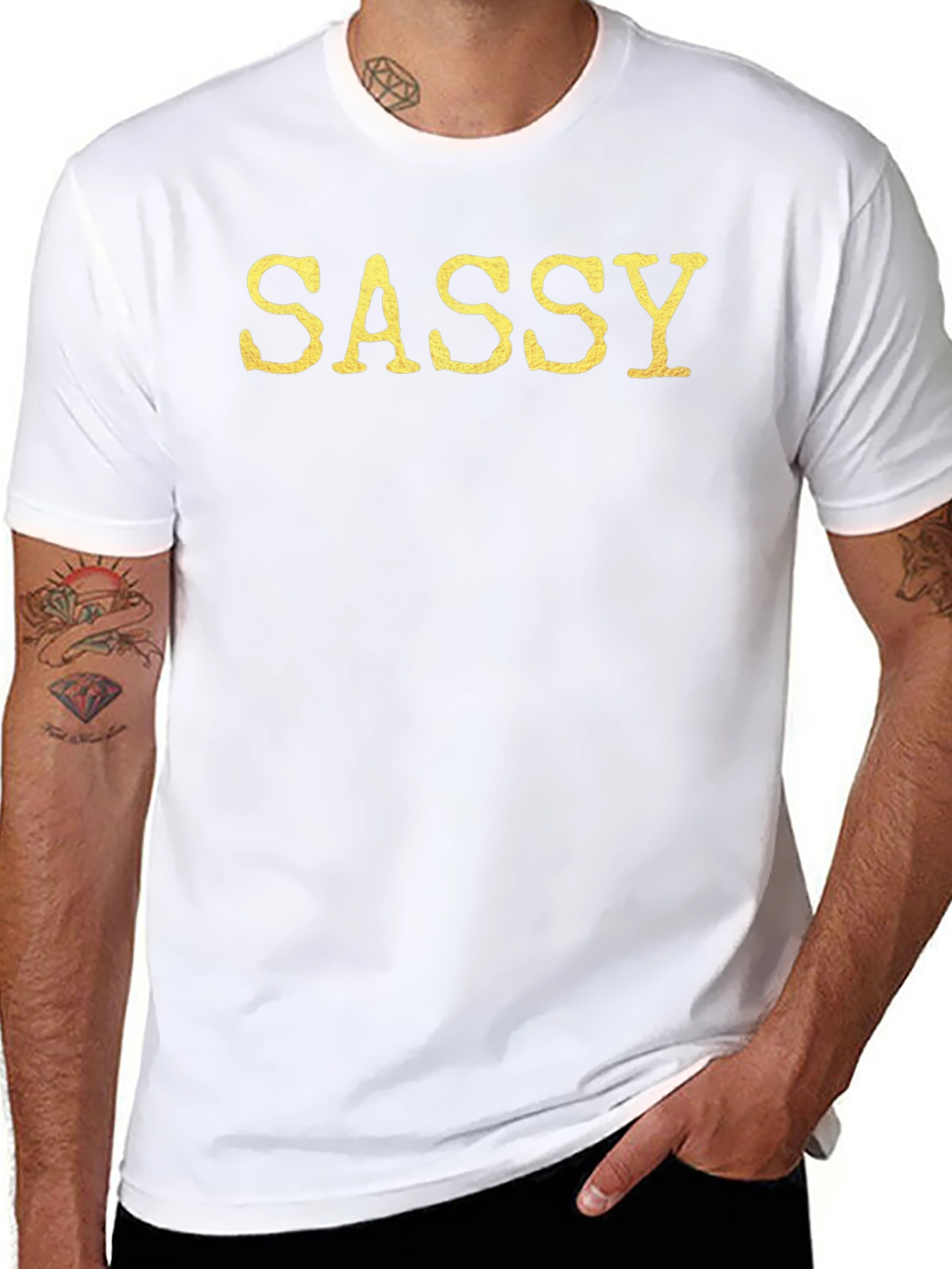 Sassy Statement Tee - Gildan Heavy Cotton