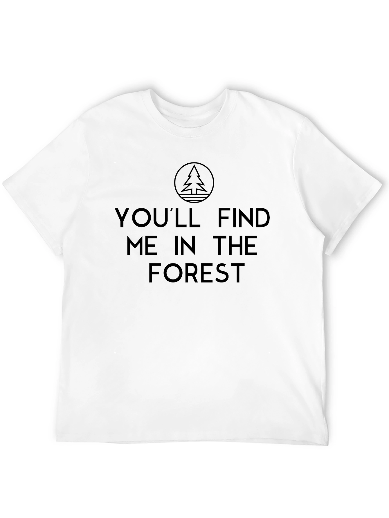 Mens Forest Graphic Tee - Adventure Awaits!