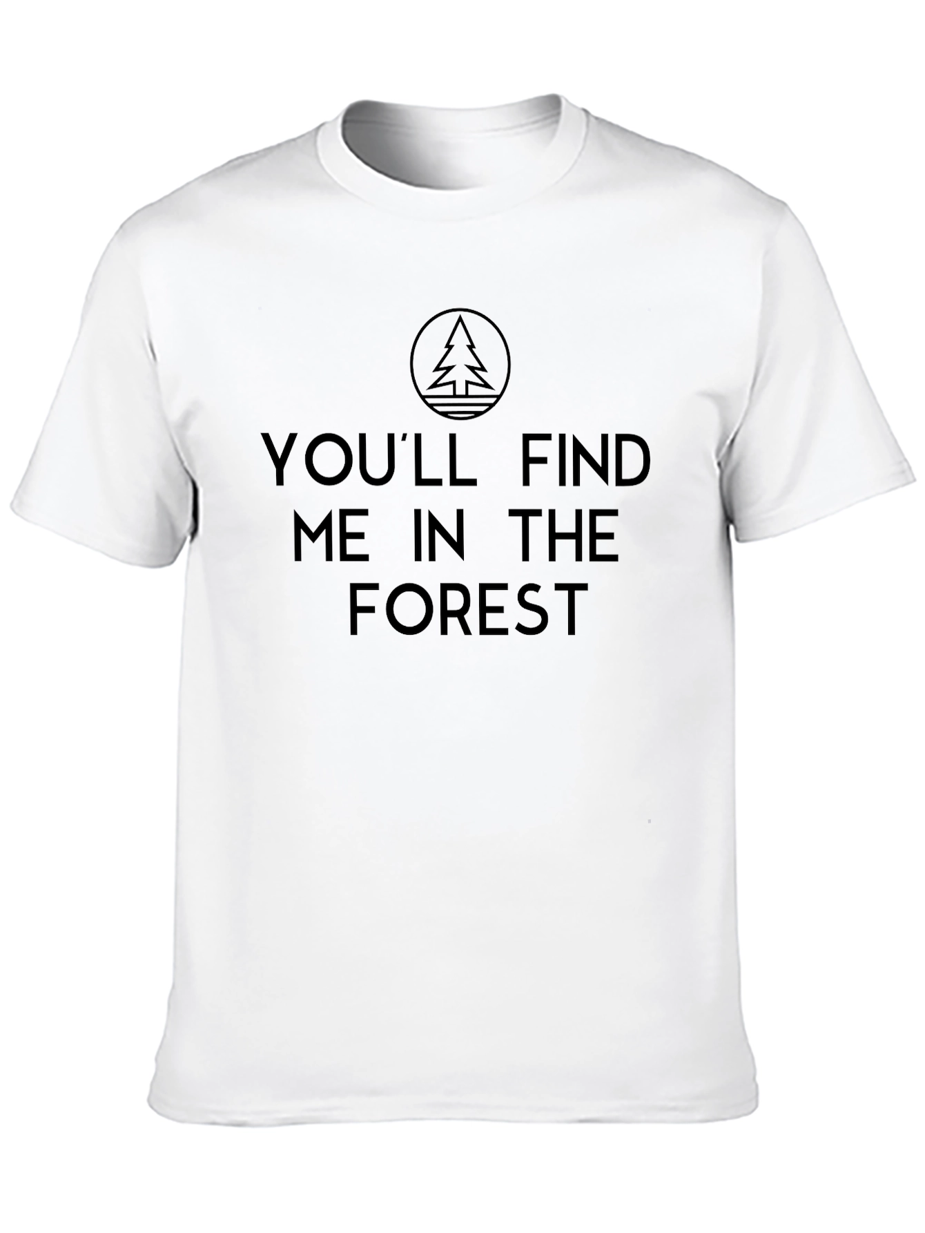 Mens Forest Graphic Tee - Adventure Awaits!