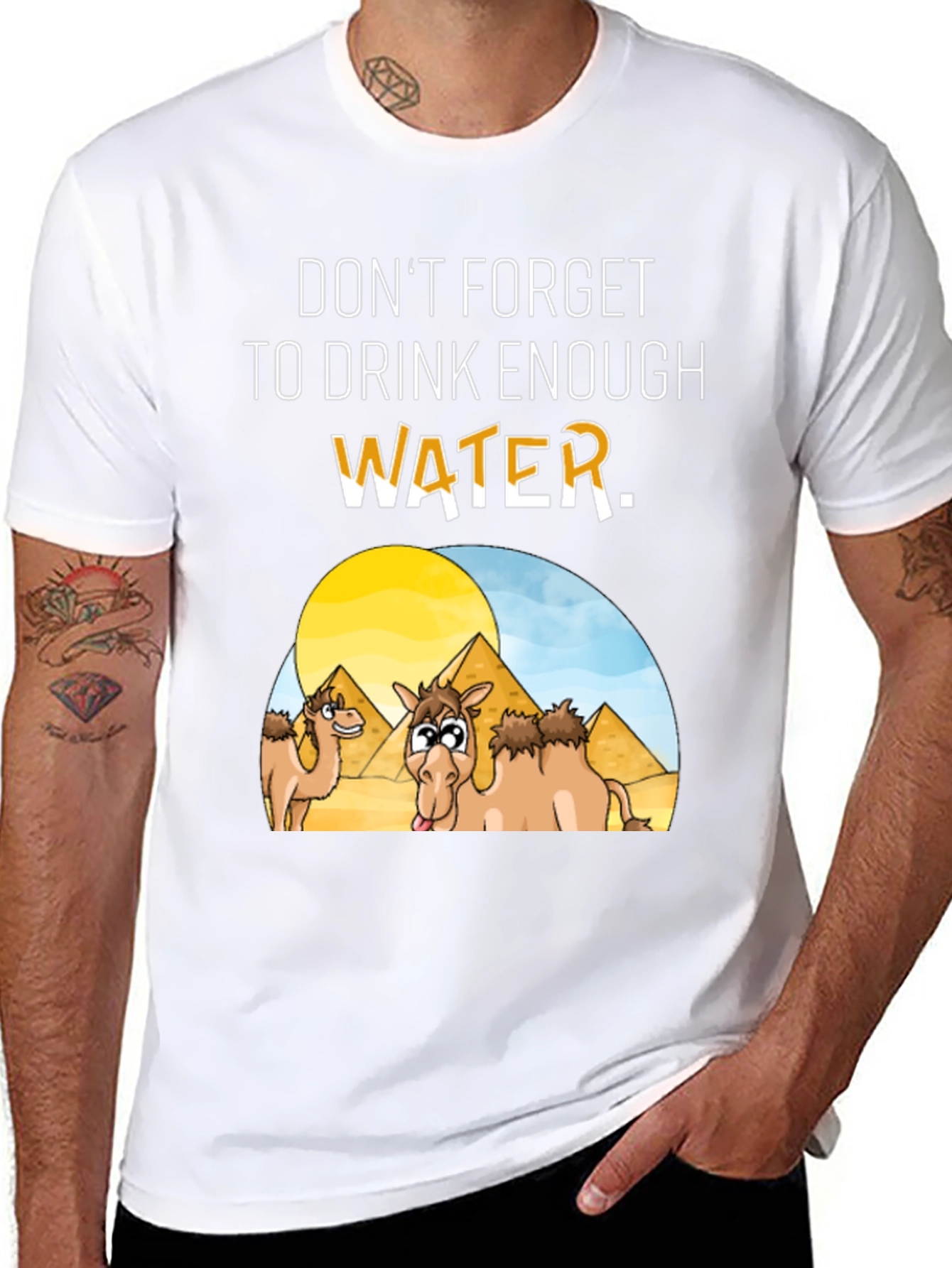 Drink Enough Water Graphic T-Shirt