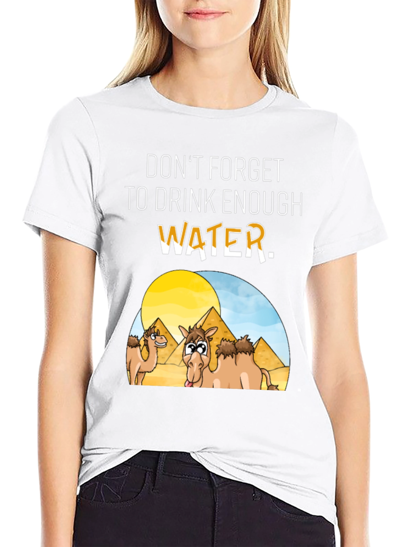 Drink Enough Water Graphic T-Shirt