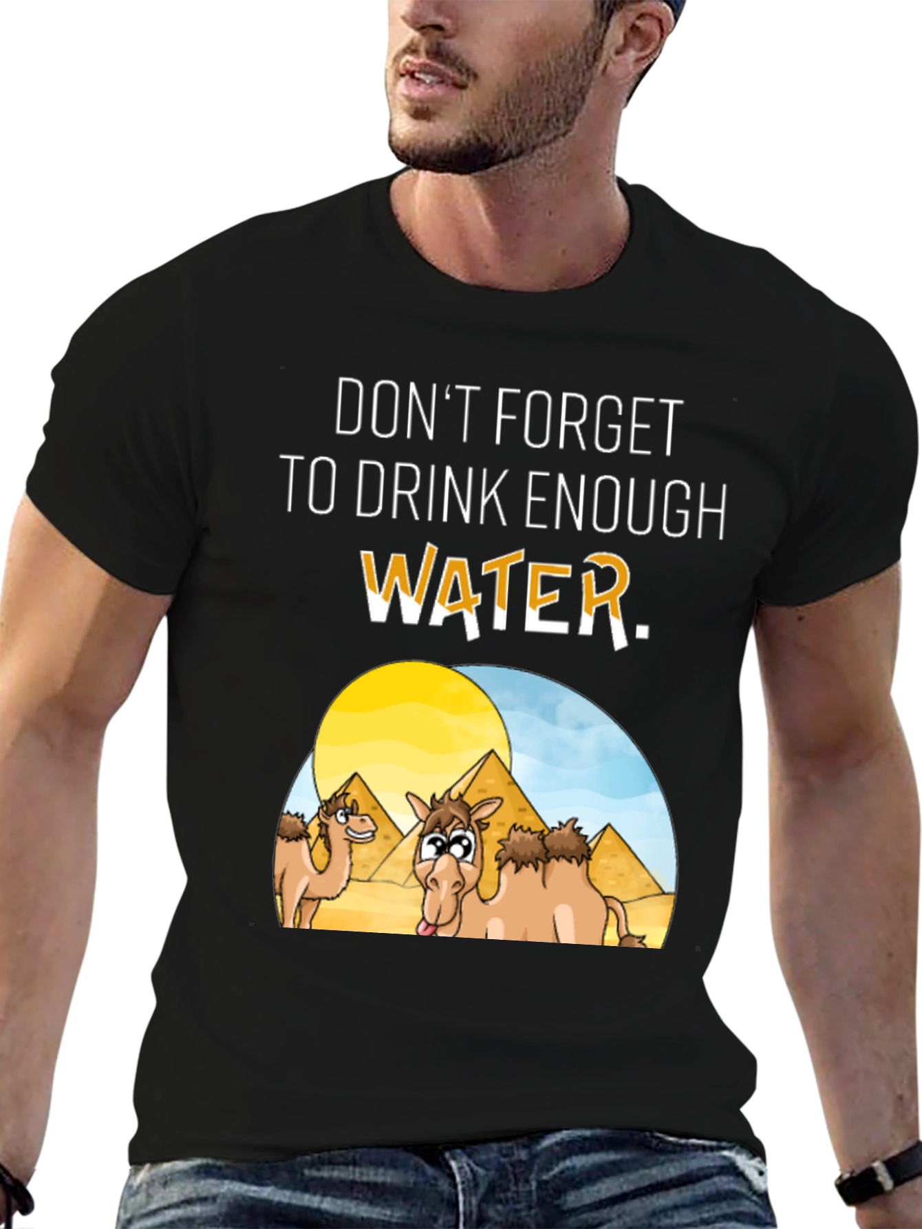 Drink Enough Water Graphic T-Shirt
