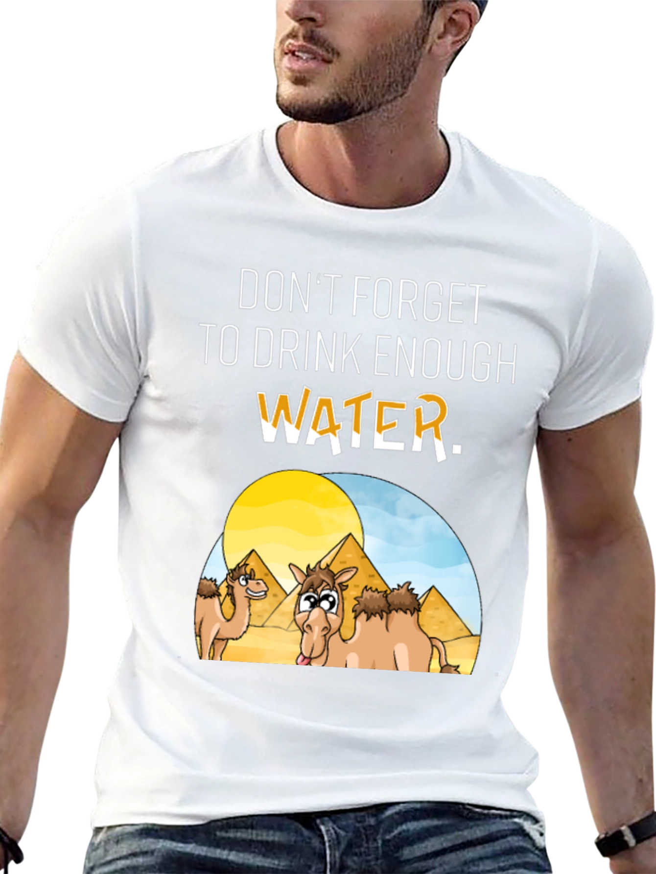 Drink Enough Water Graphic T-Shirt