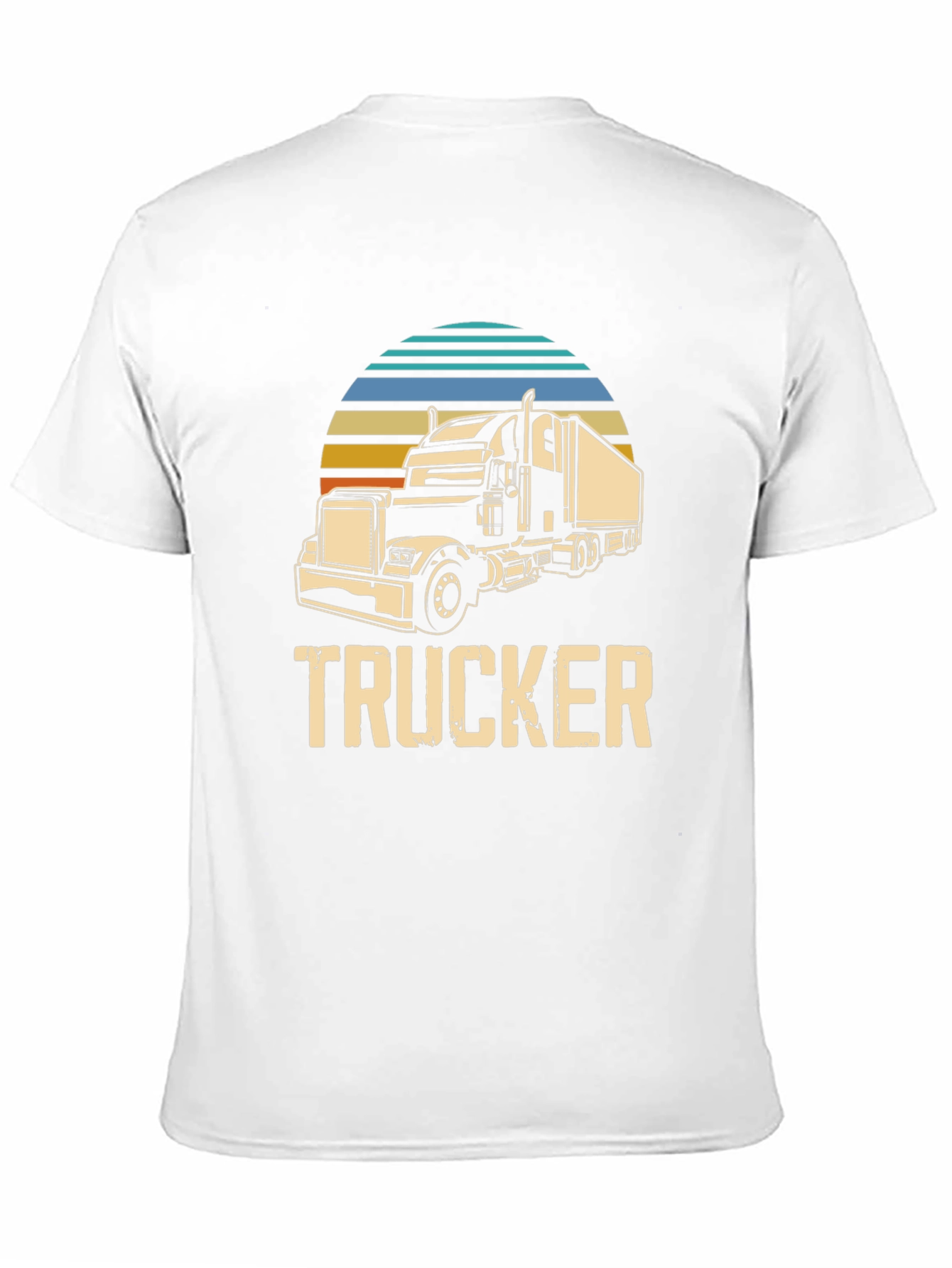 Trucker Graphic Tee - Retro Style