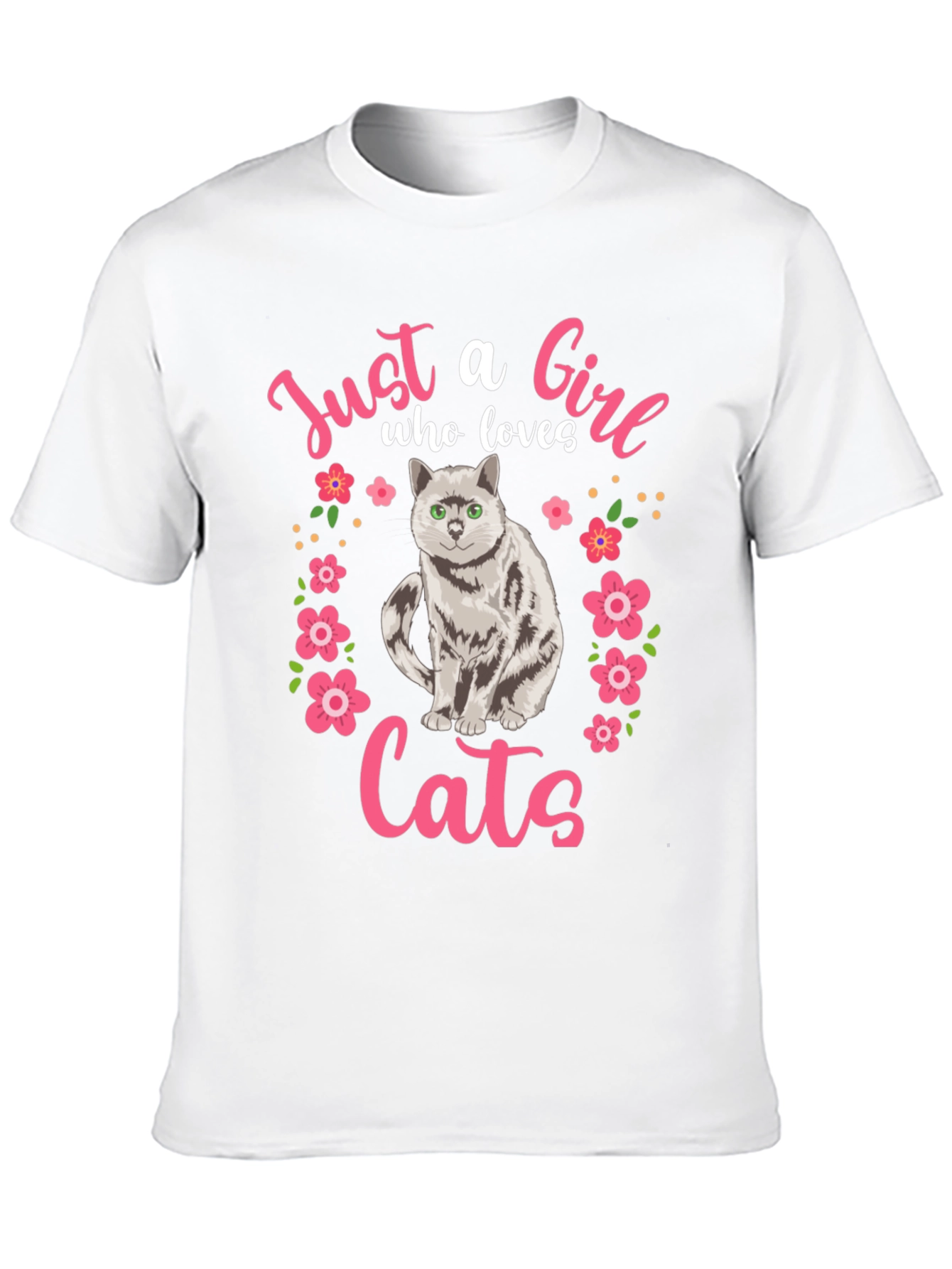 Just a Girl Who Loves Cats T-Shirt