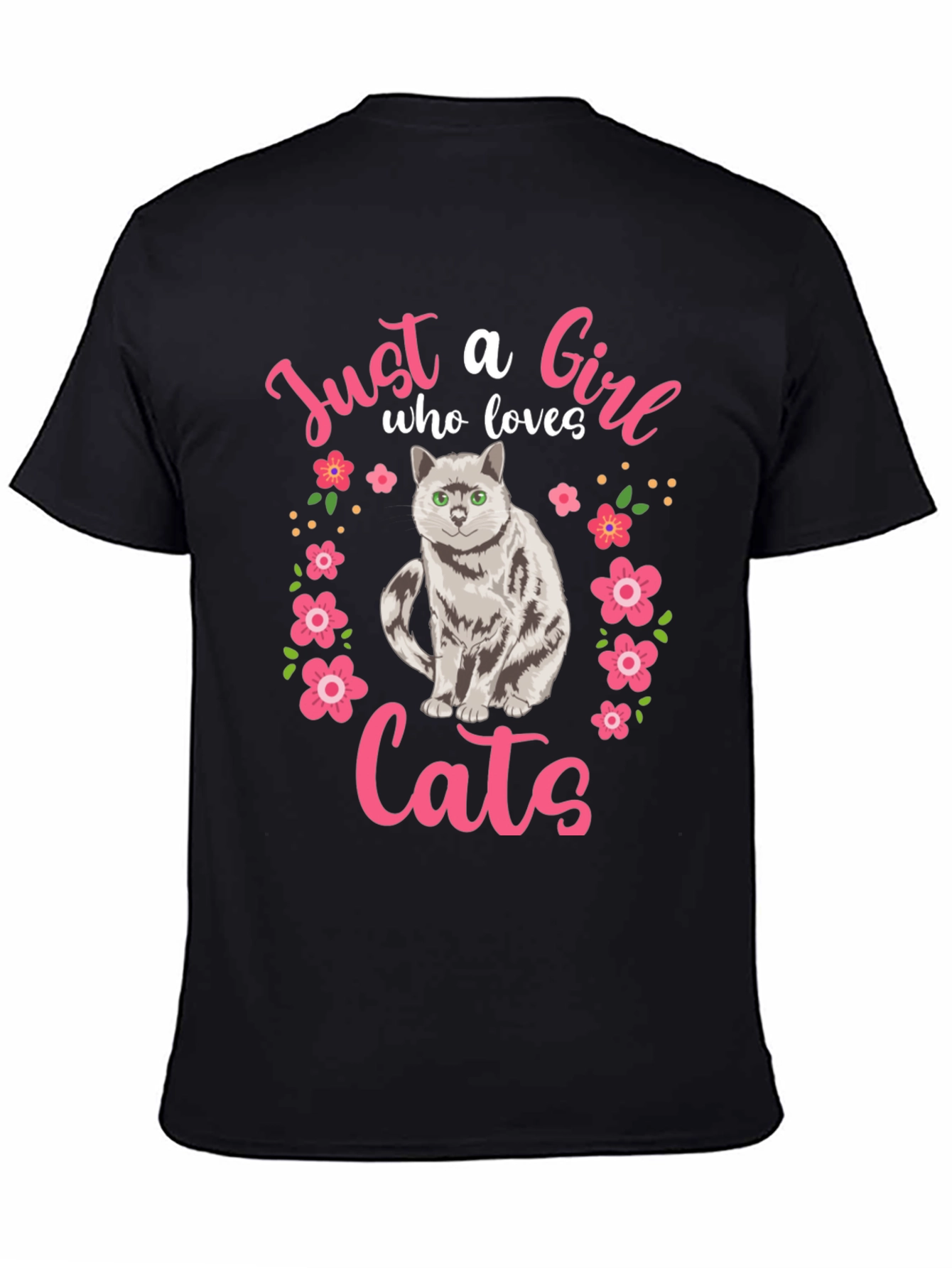 Just a Girl Who Loves Cats T-Shirt