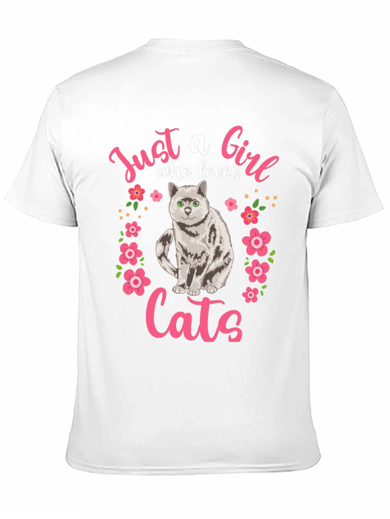 Just a Girl Who Loves Cats T-Shirt
