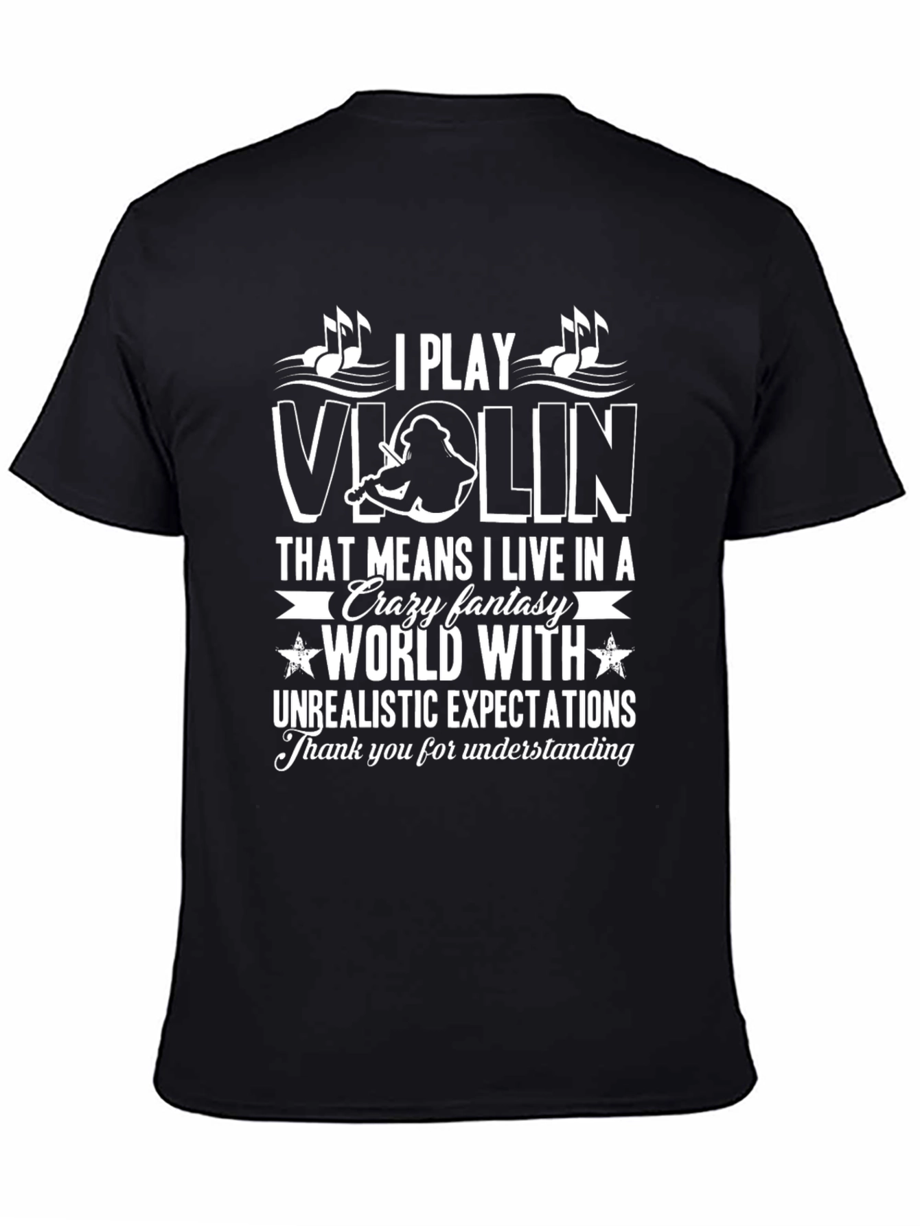 I Play Violin Funny T-Shirt - Musician Gift