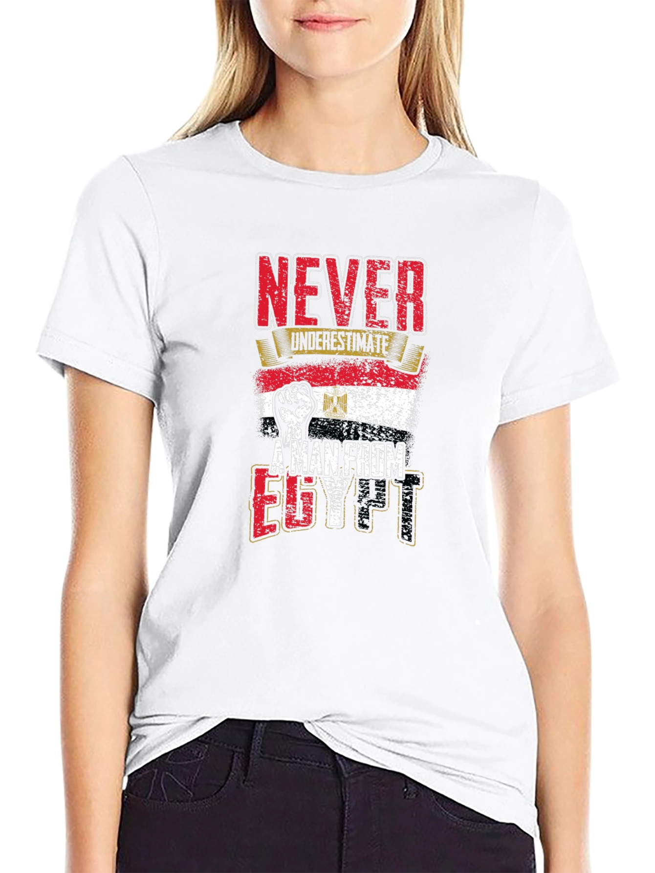 Never Underestimate A Man From Egypt Graphic Tee