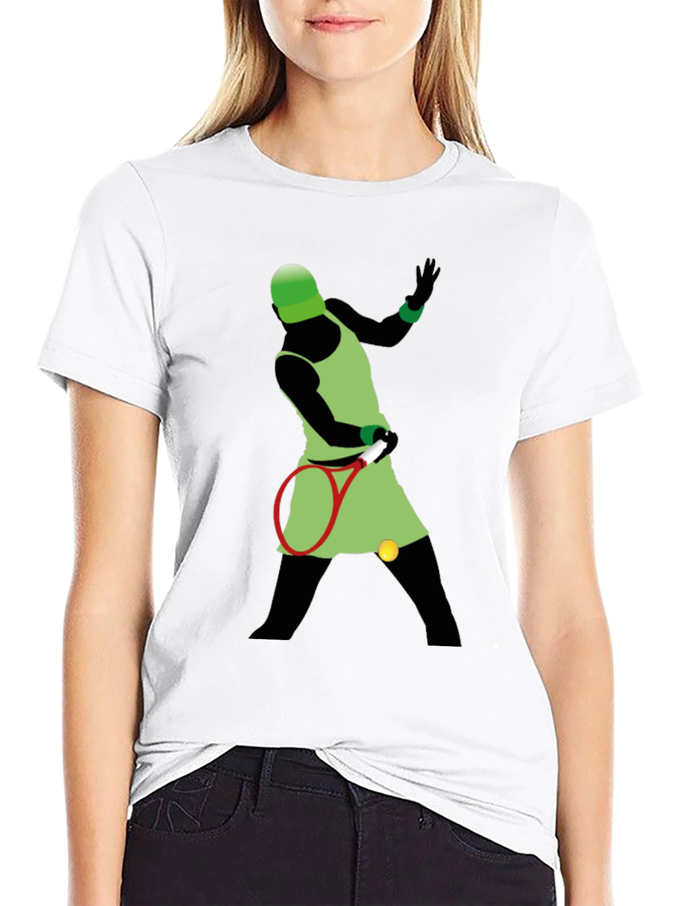 Tennis Player Graphic Tee