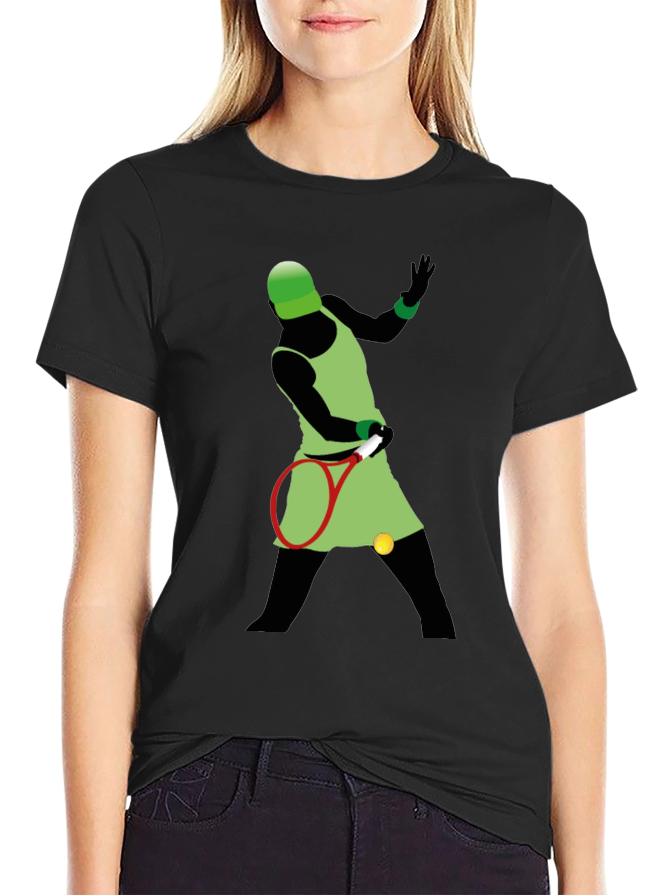 Tennis Player Graphic Tee