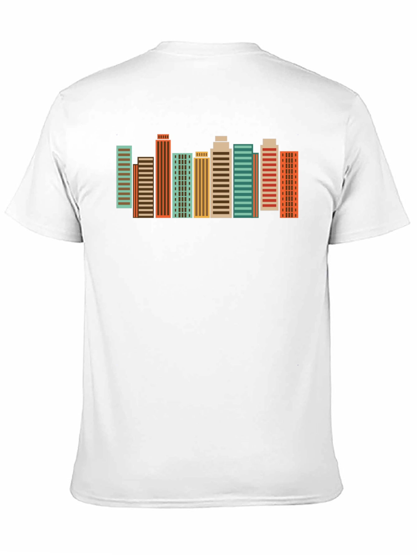 Retro Cityscape Graphic Tee - Urban Style