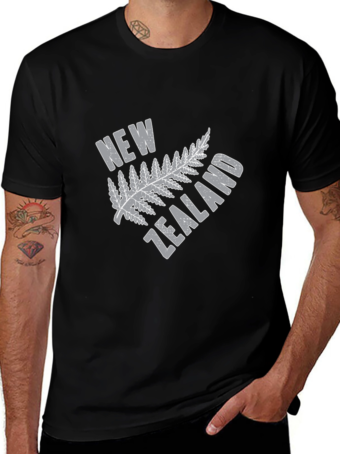 New Zealand Fern Graphic T-Shirt
