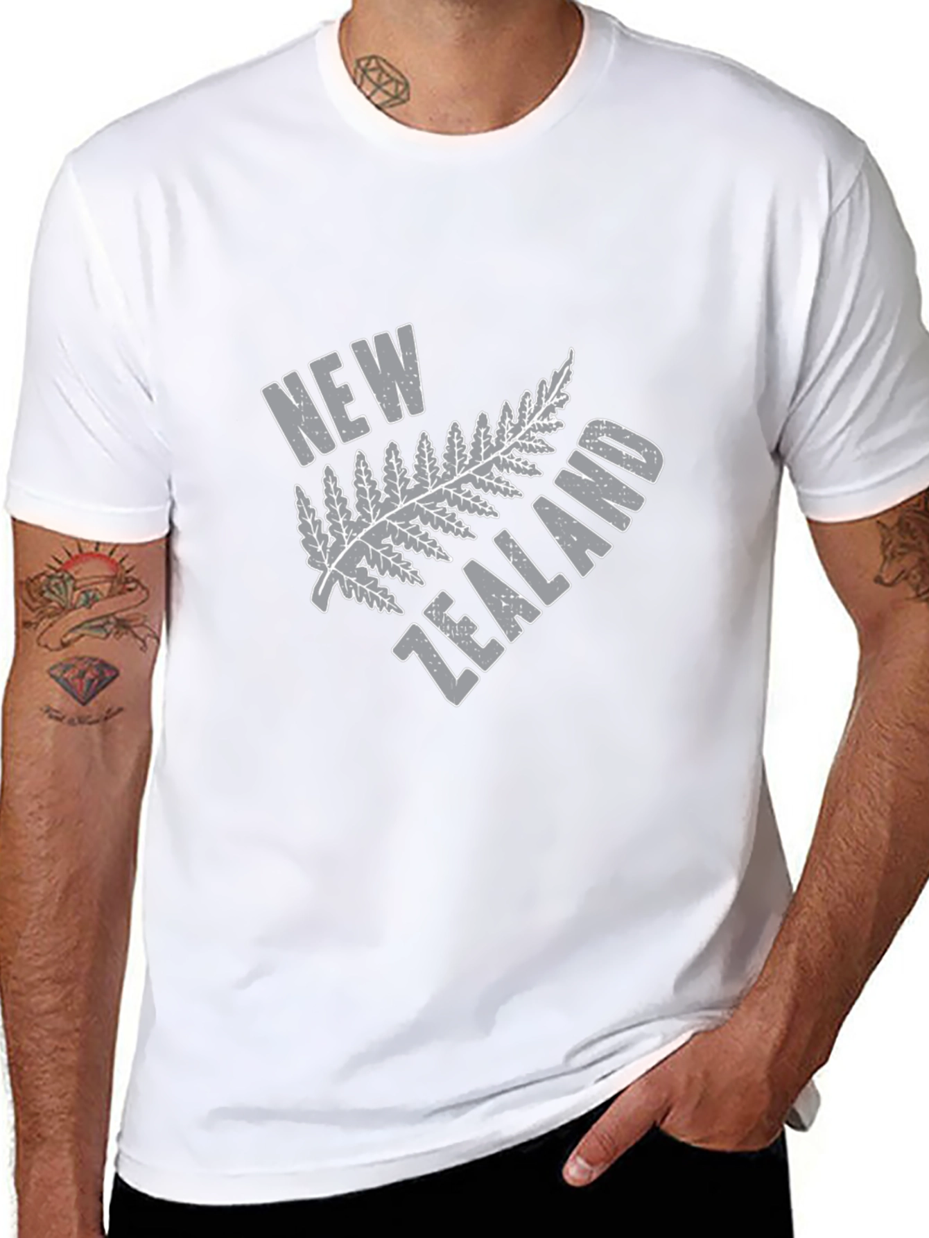 New Zealand Fern Graphic T-Shirt