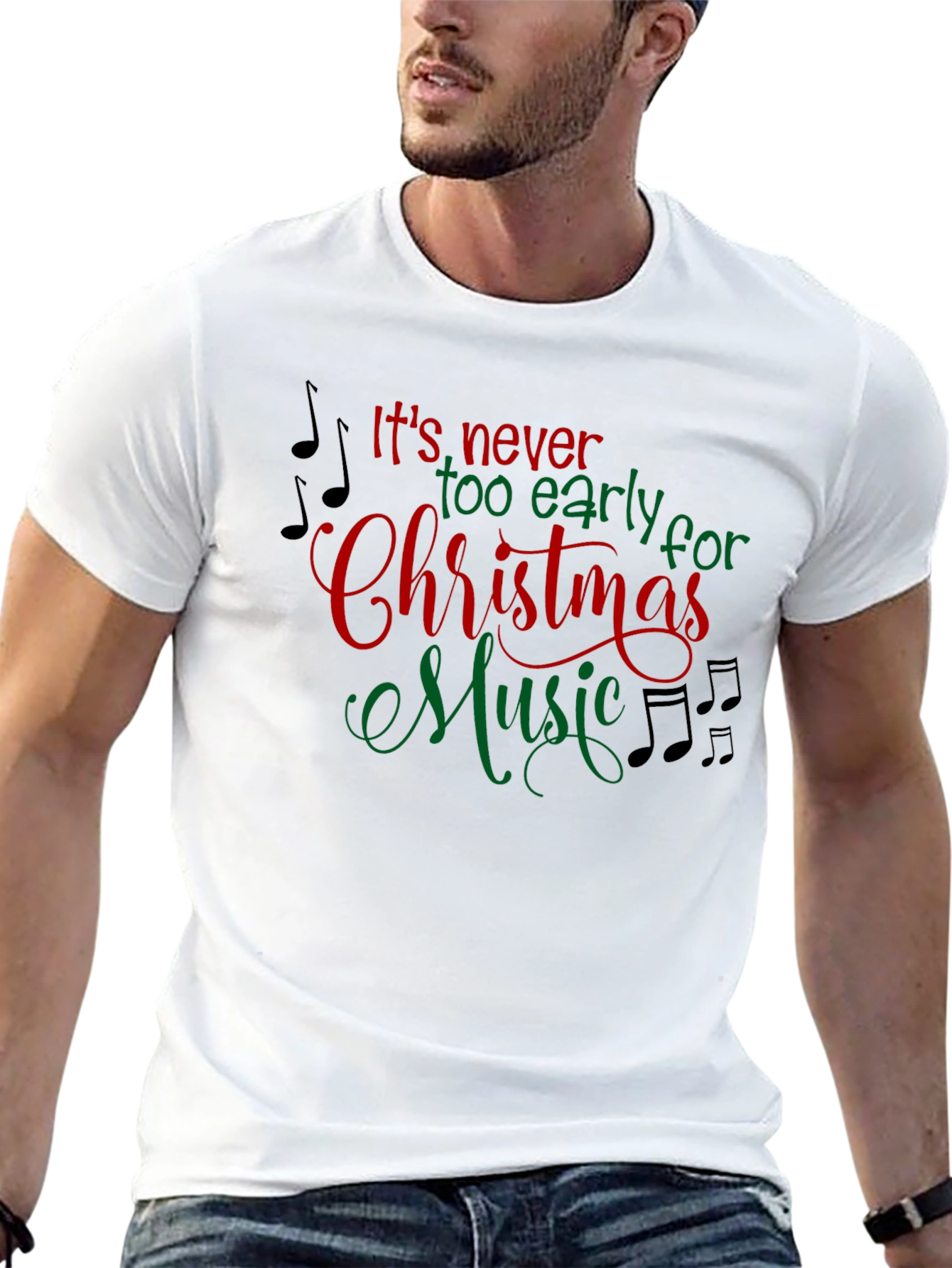 Its Never Too Early Christmas Music T-Shirt