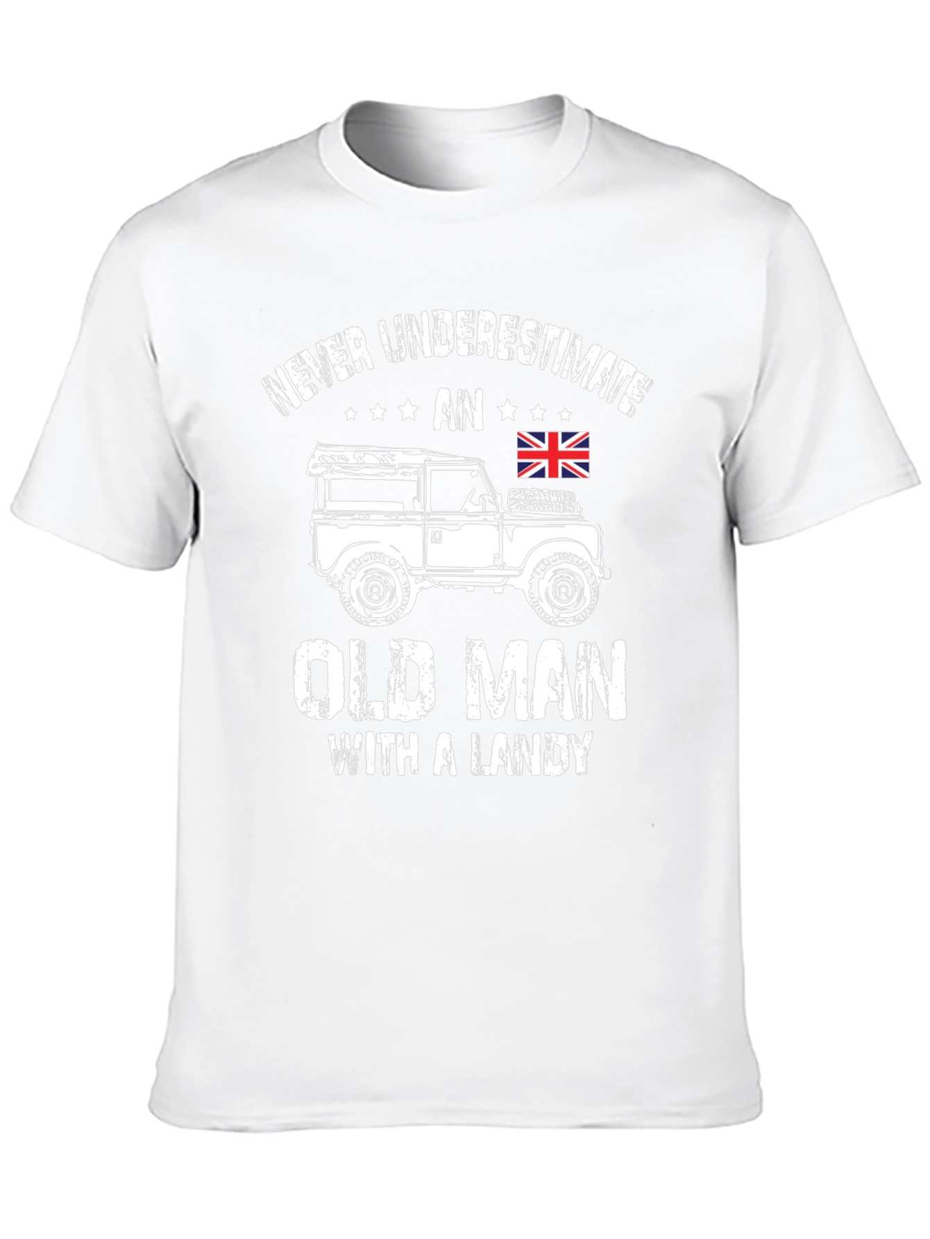 Never Underestimate Old Man with Landy T-Shirt