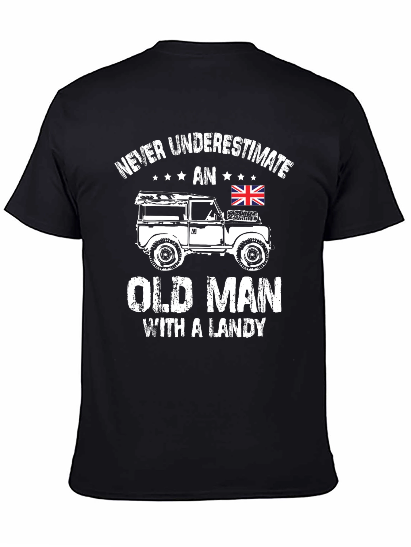 Never Underestimate Old Man with Landy T-Shirt