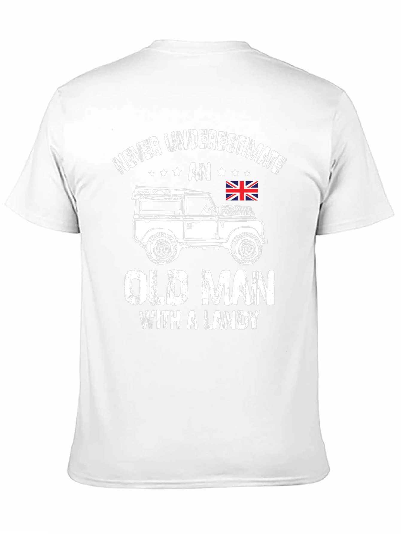 Never Underestimate Old Man with Landy T-Shirt