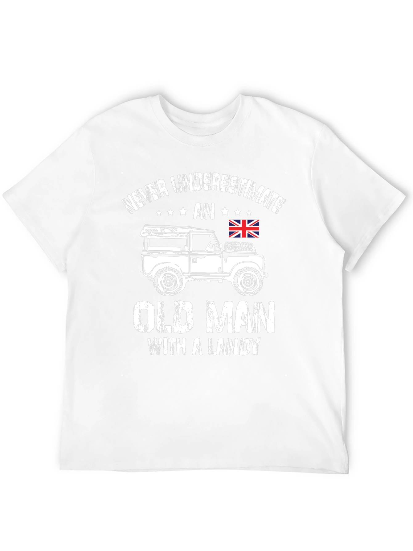 Never Underestimate Old Man with Landy T-Shirt