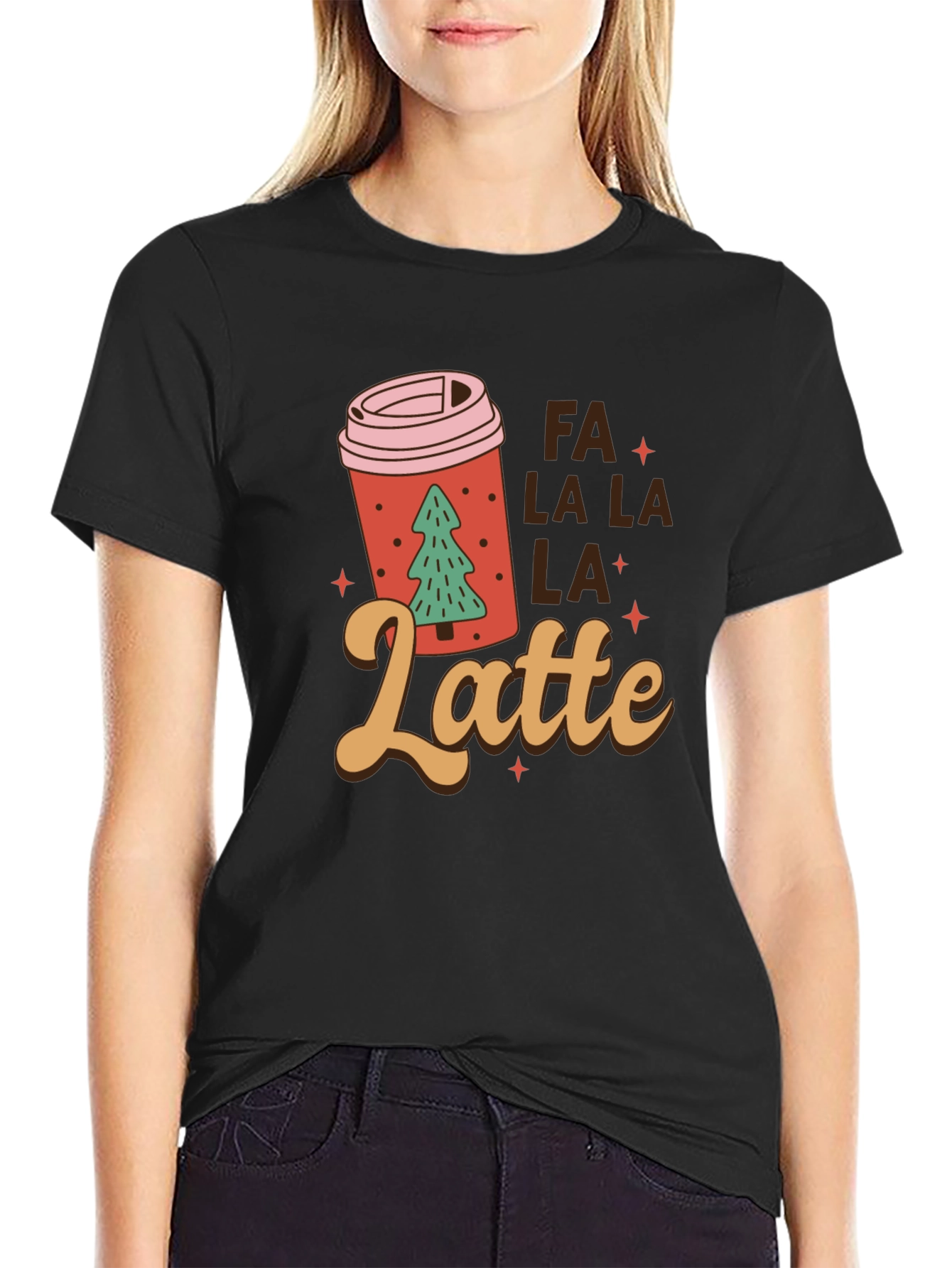 Fa La La Latte Graphic Tee