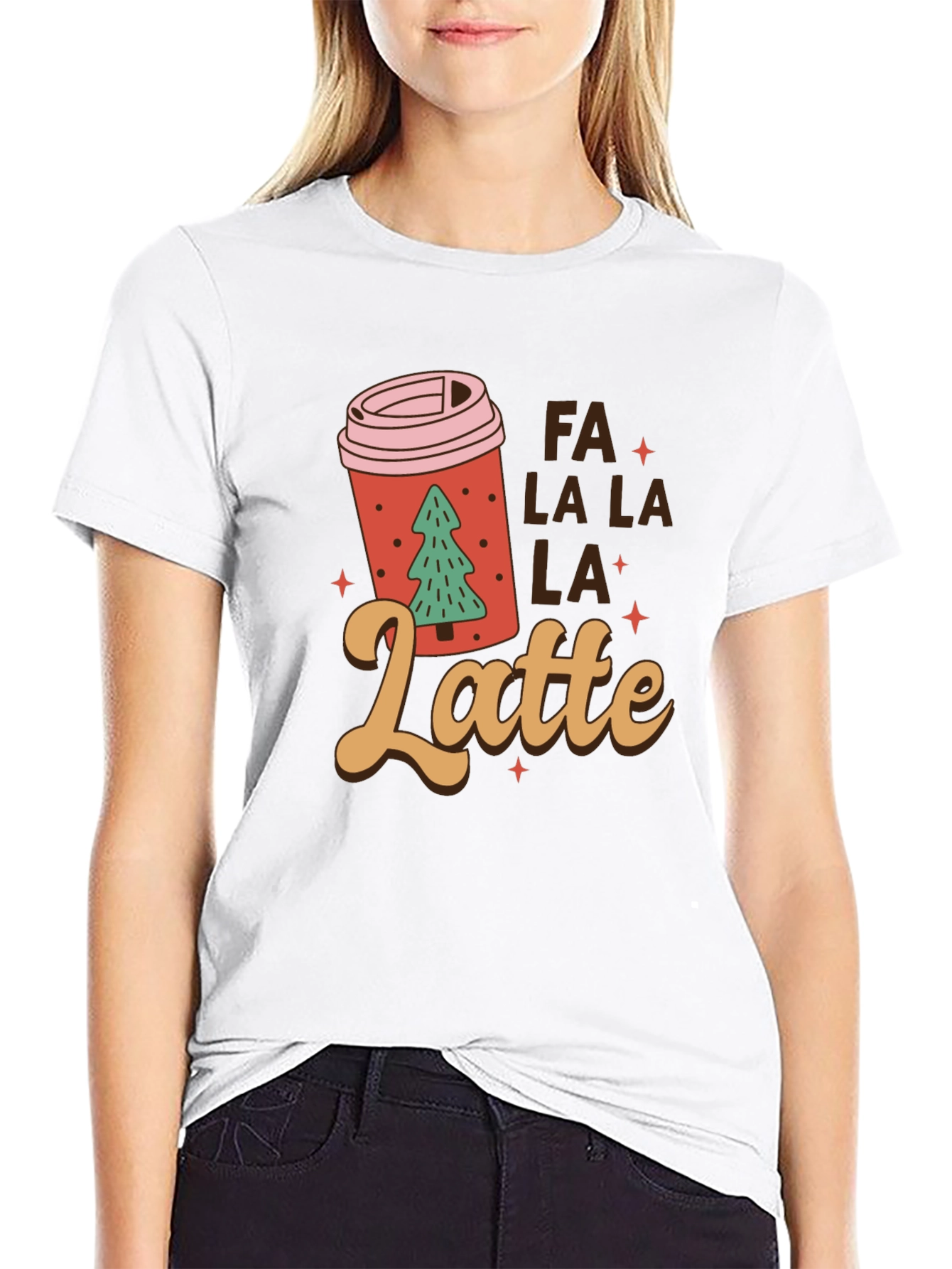 Fa La La Latte Graphic Tee