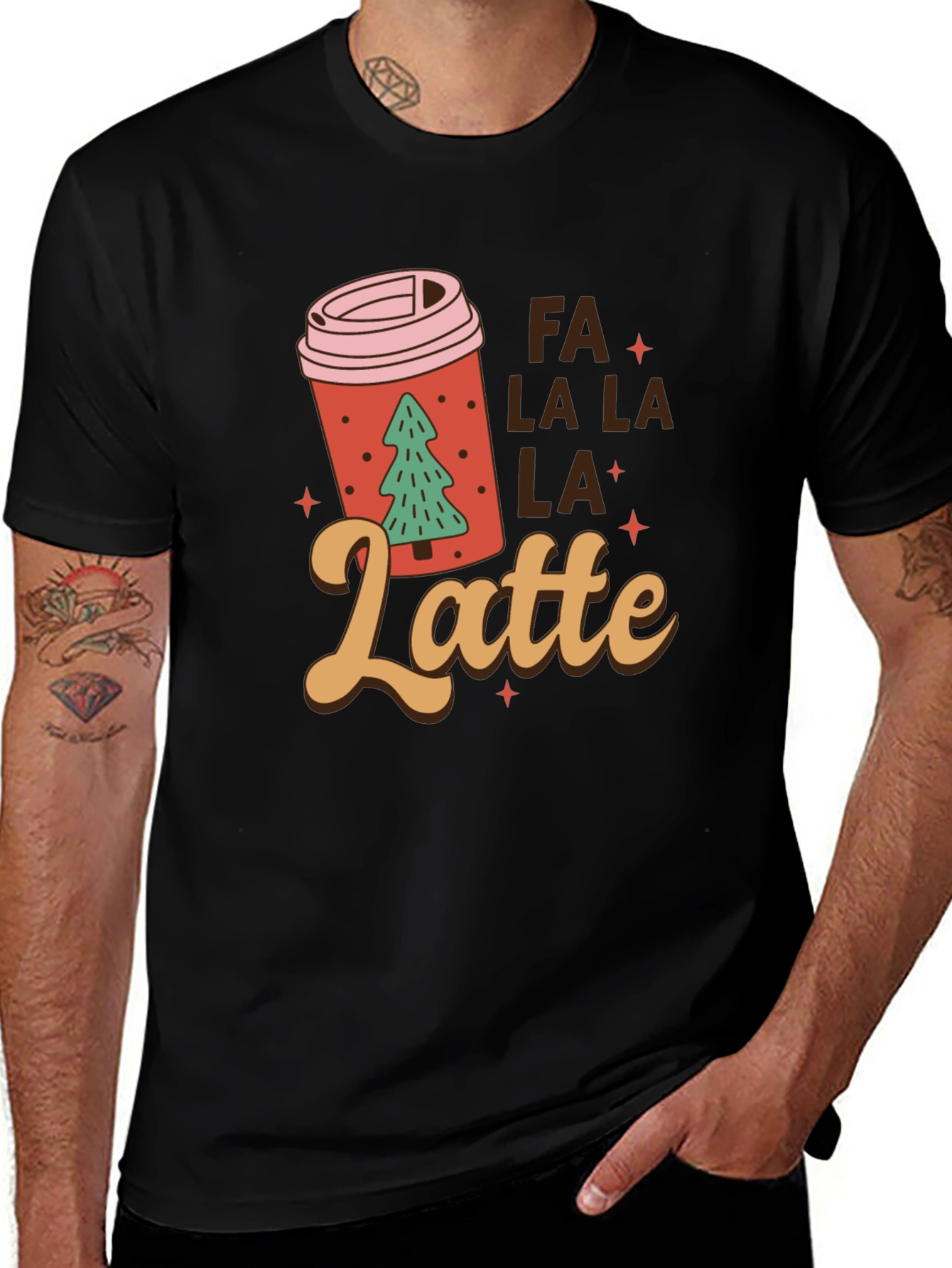 Fa La La Latte Graphic Tee