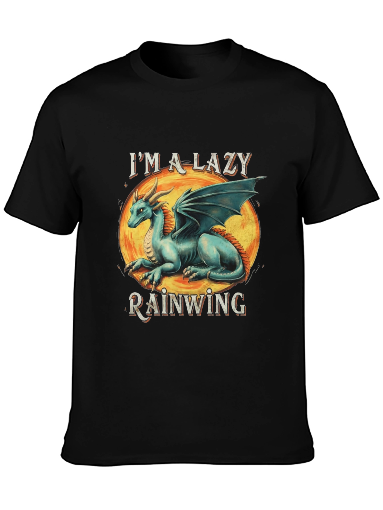 Lazy Rainwing Dragon Graphic Tee