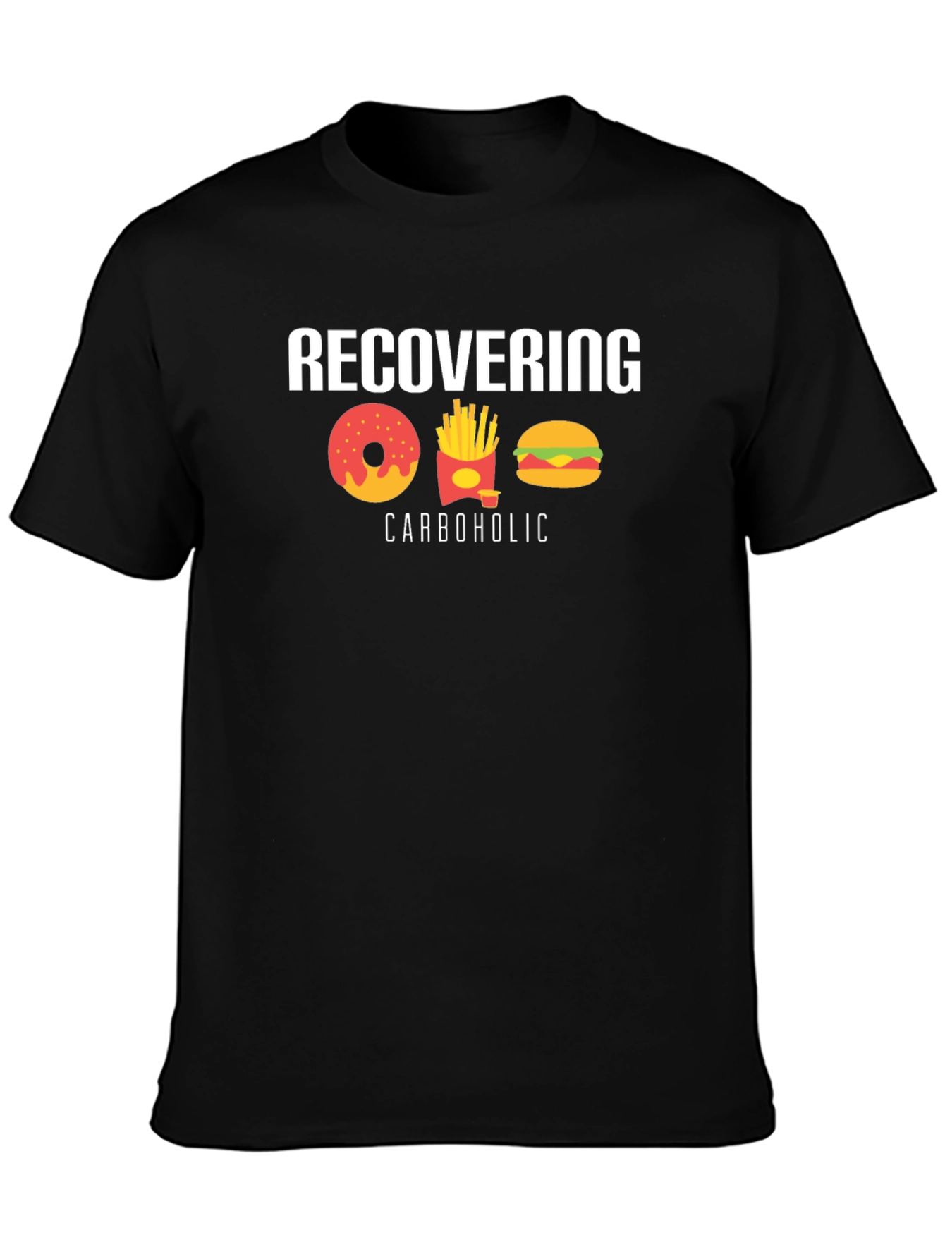 Recovering Carboholic Graphic T-Shirt