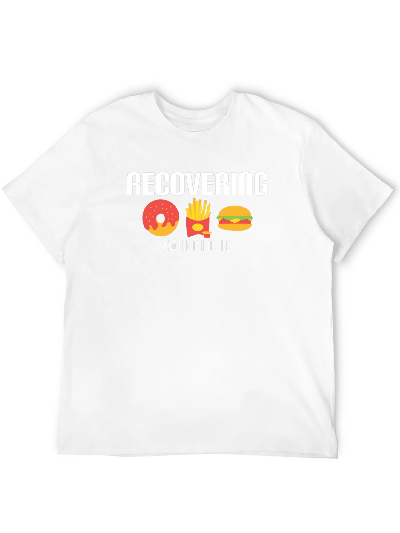 Recovering Carboholic Graphic T-Shirt